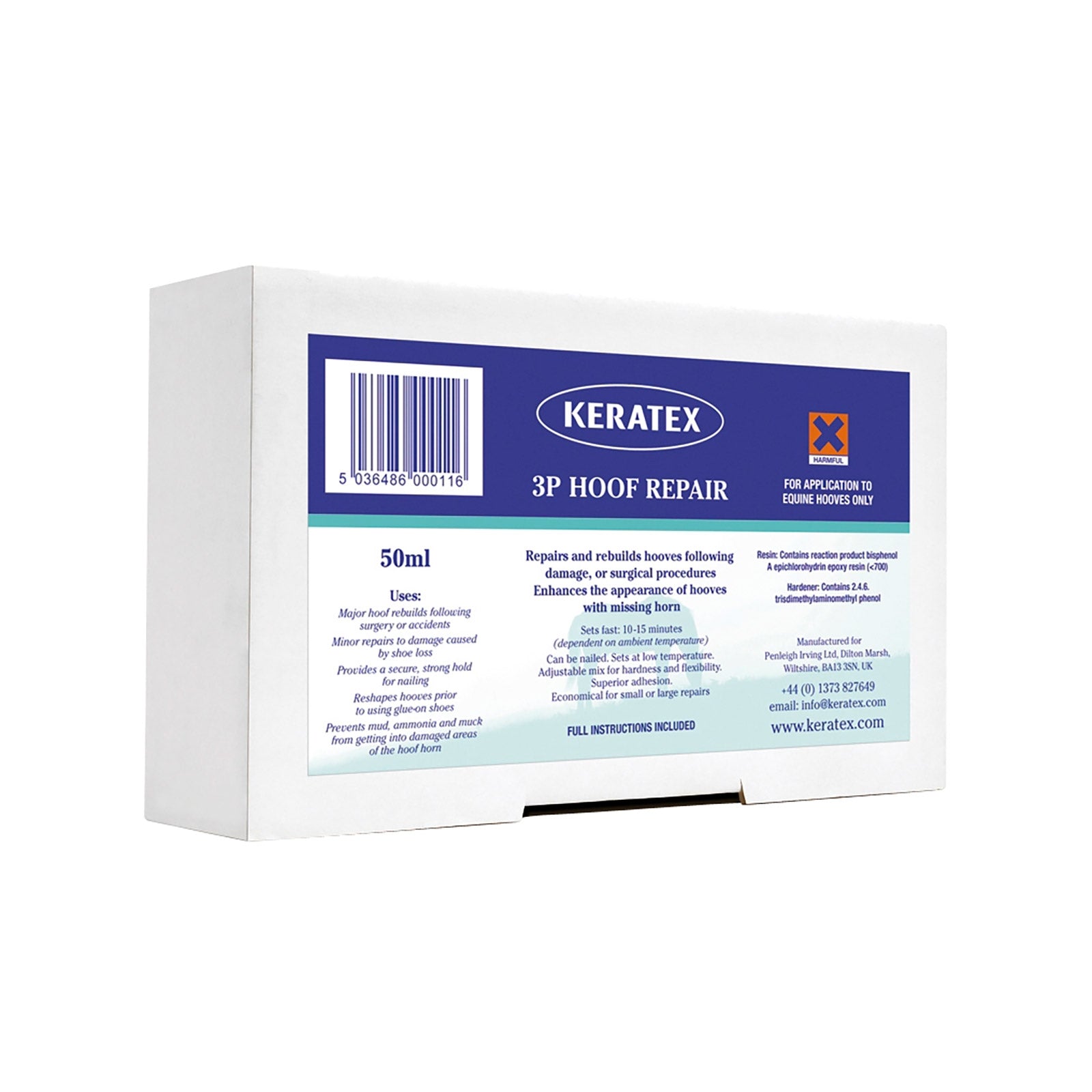 Keratex 3P Reparador De Pezuñas 50ml Cuidado Salud
