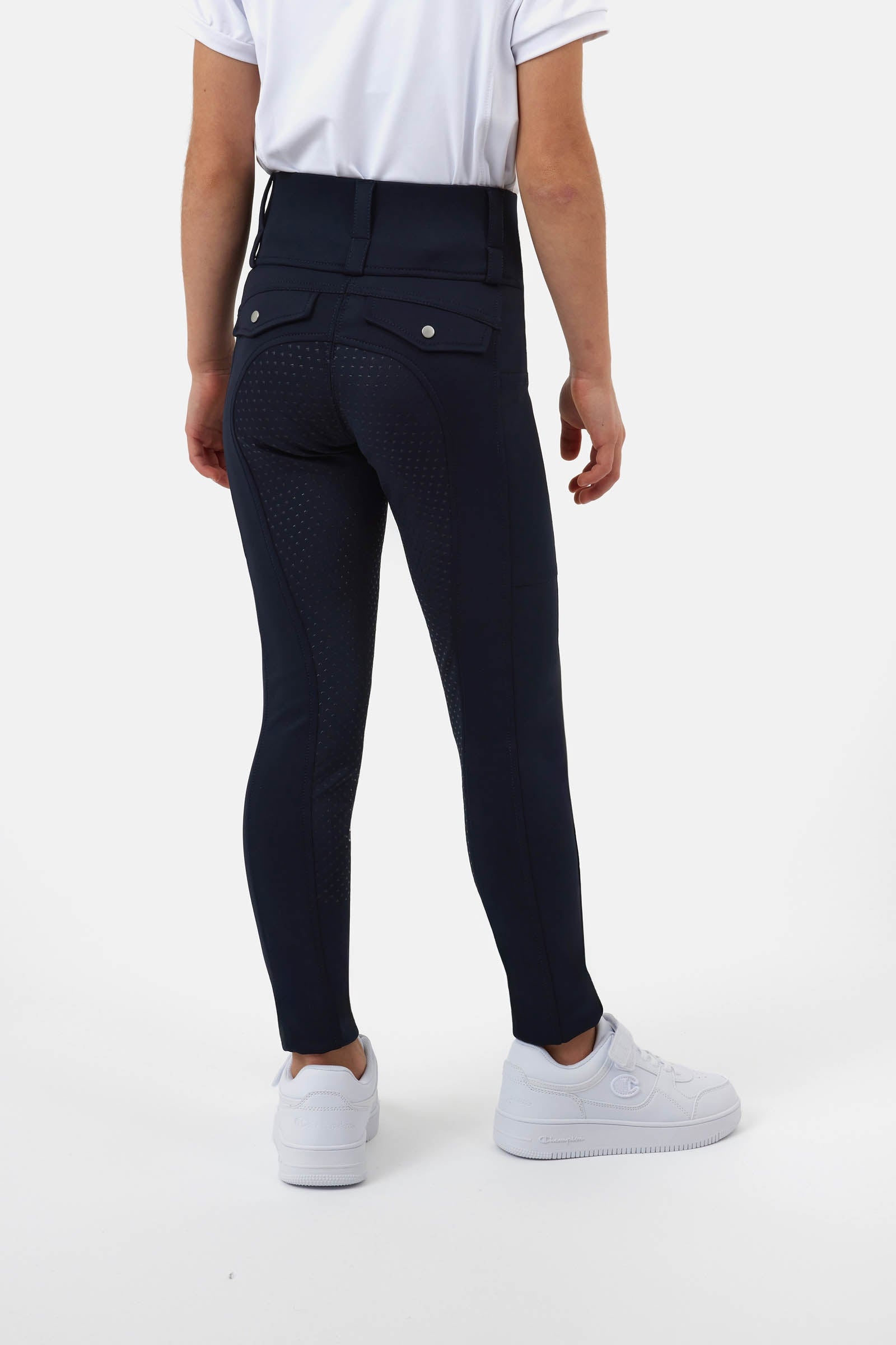 Horze Young Rider Anya Fullgrip Hybrid Breeches Kids Apparel