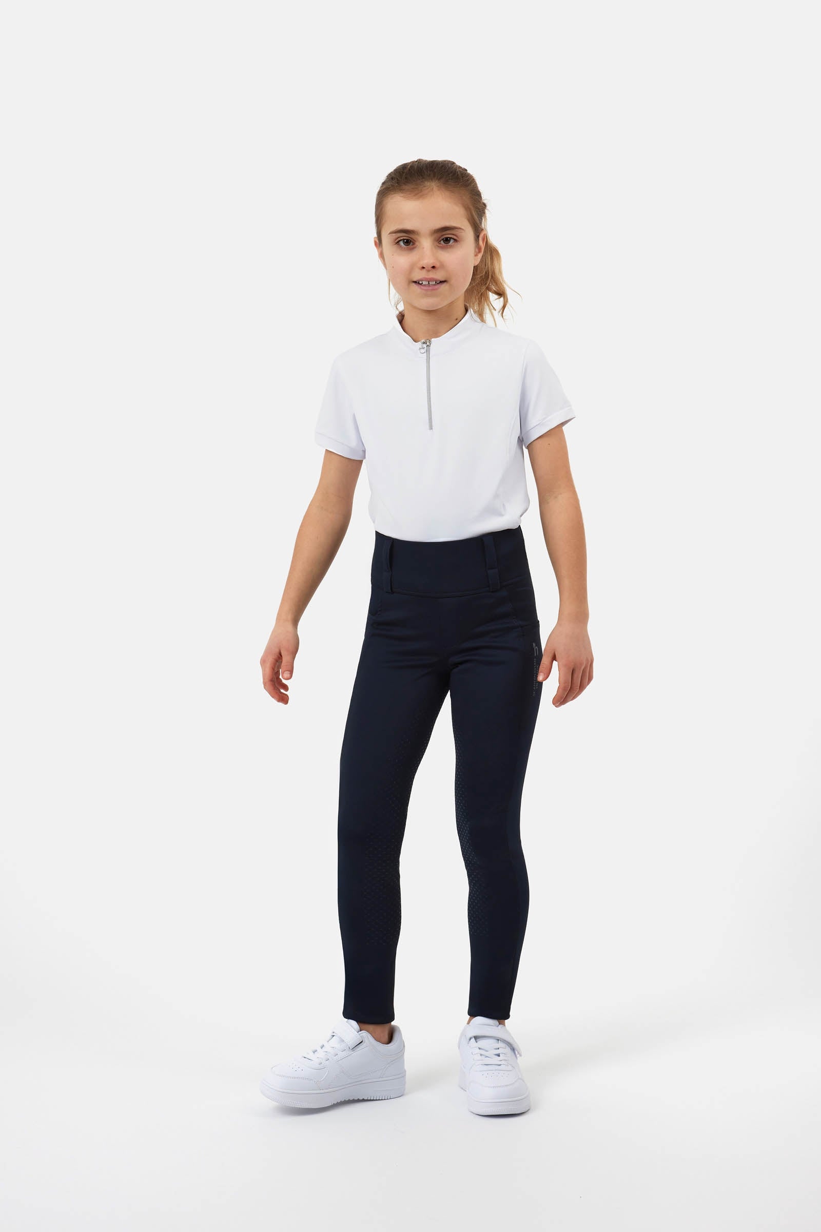 Horze Young Rider Anya Fullgrip Hybrid Breeches Kids Apparel