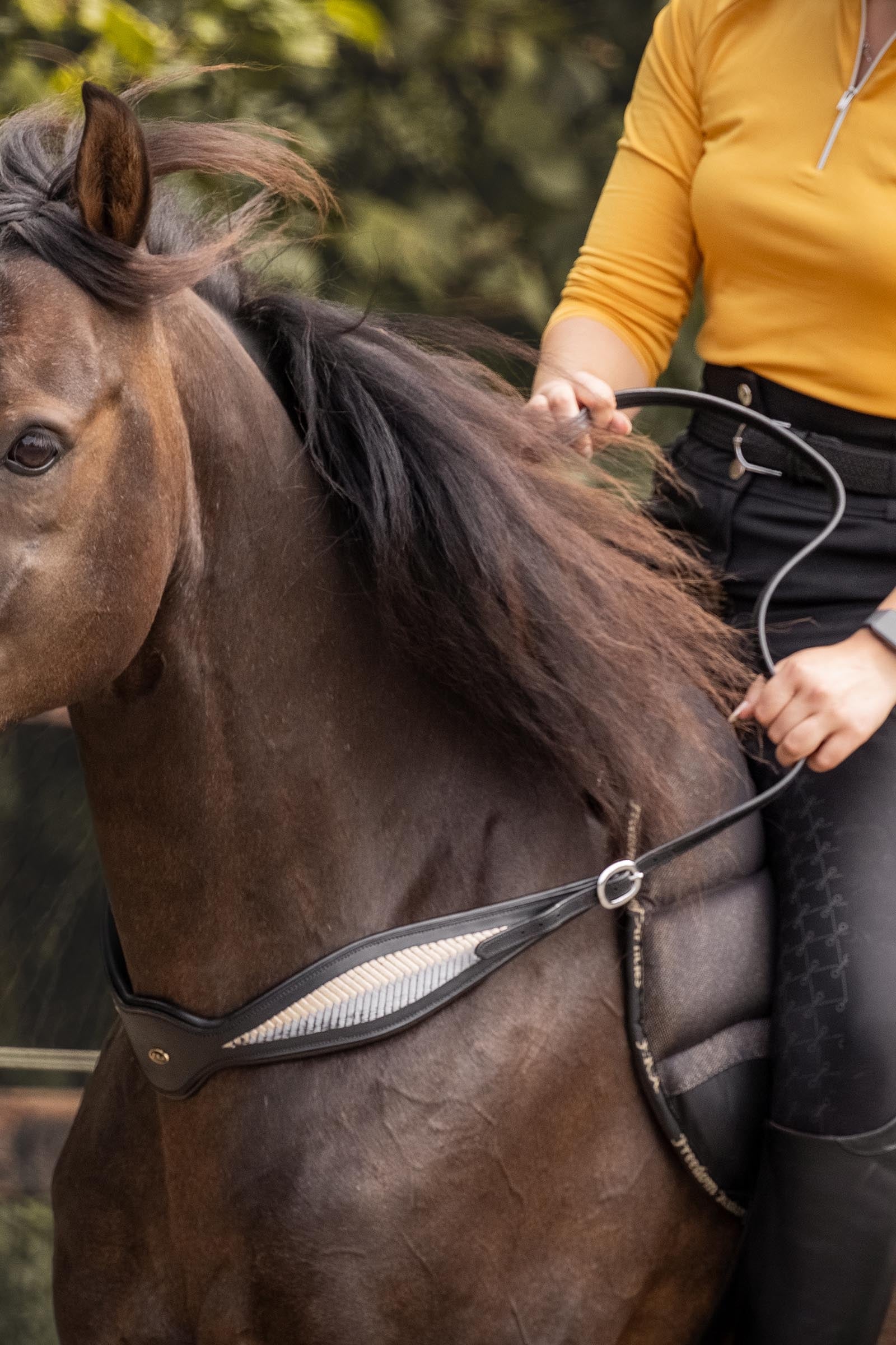F.R.A. Freedom Riding Articles Whisper Leather Riding Balance Reins Bridles & Reins