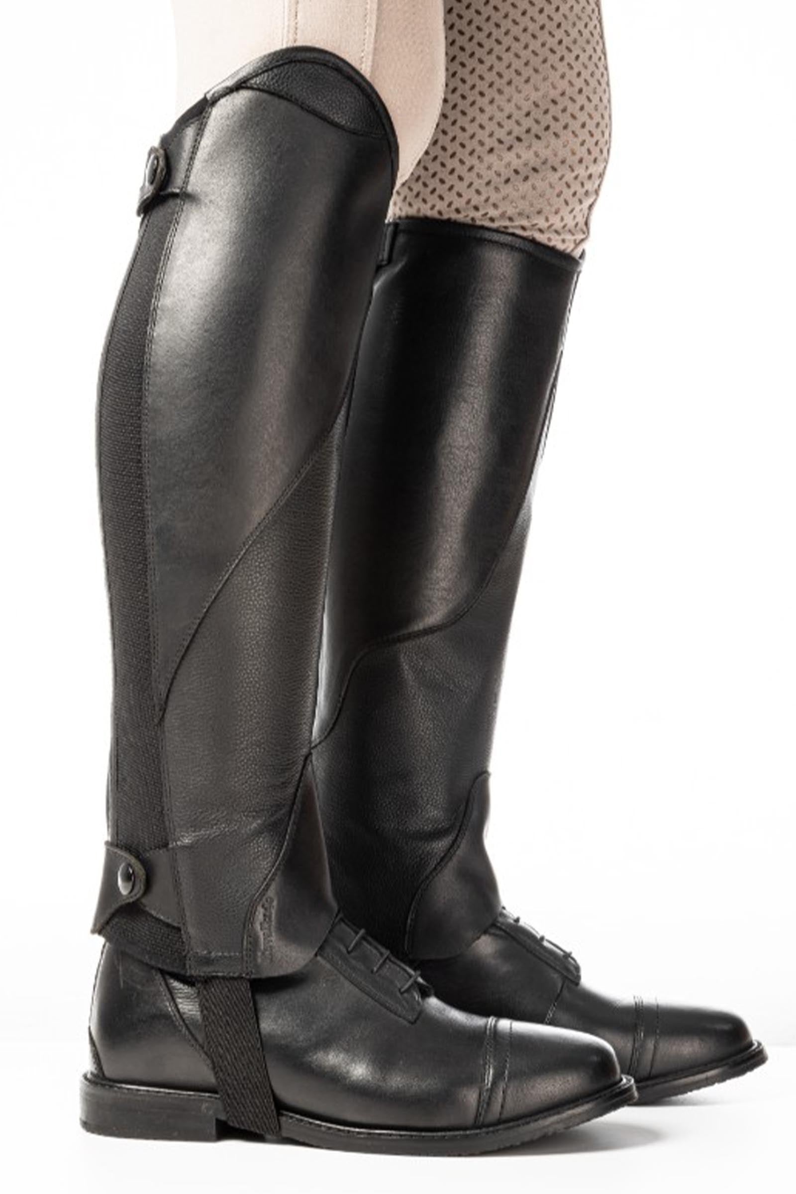 Kavalkade Tiberius mini chaps de mezcla de cuero Calzado