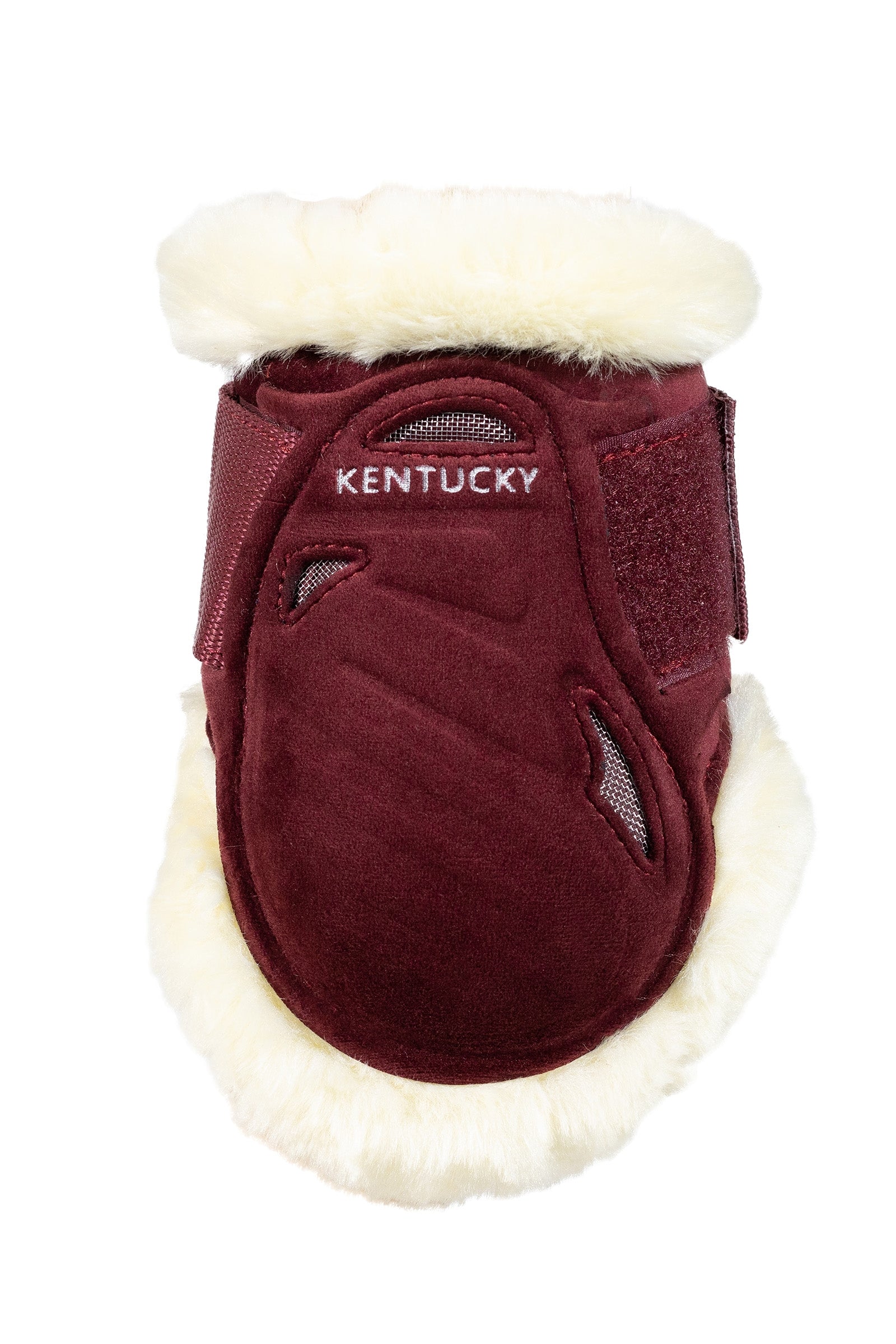 Kentucky Horsewear Botas de menudillo de caballo joven de piel de oveja vegana Terciopelo Leg Protection & Hoof Protection for Horses