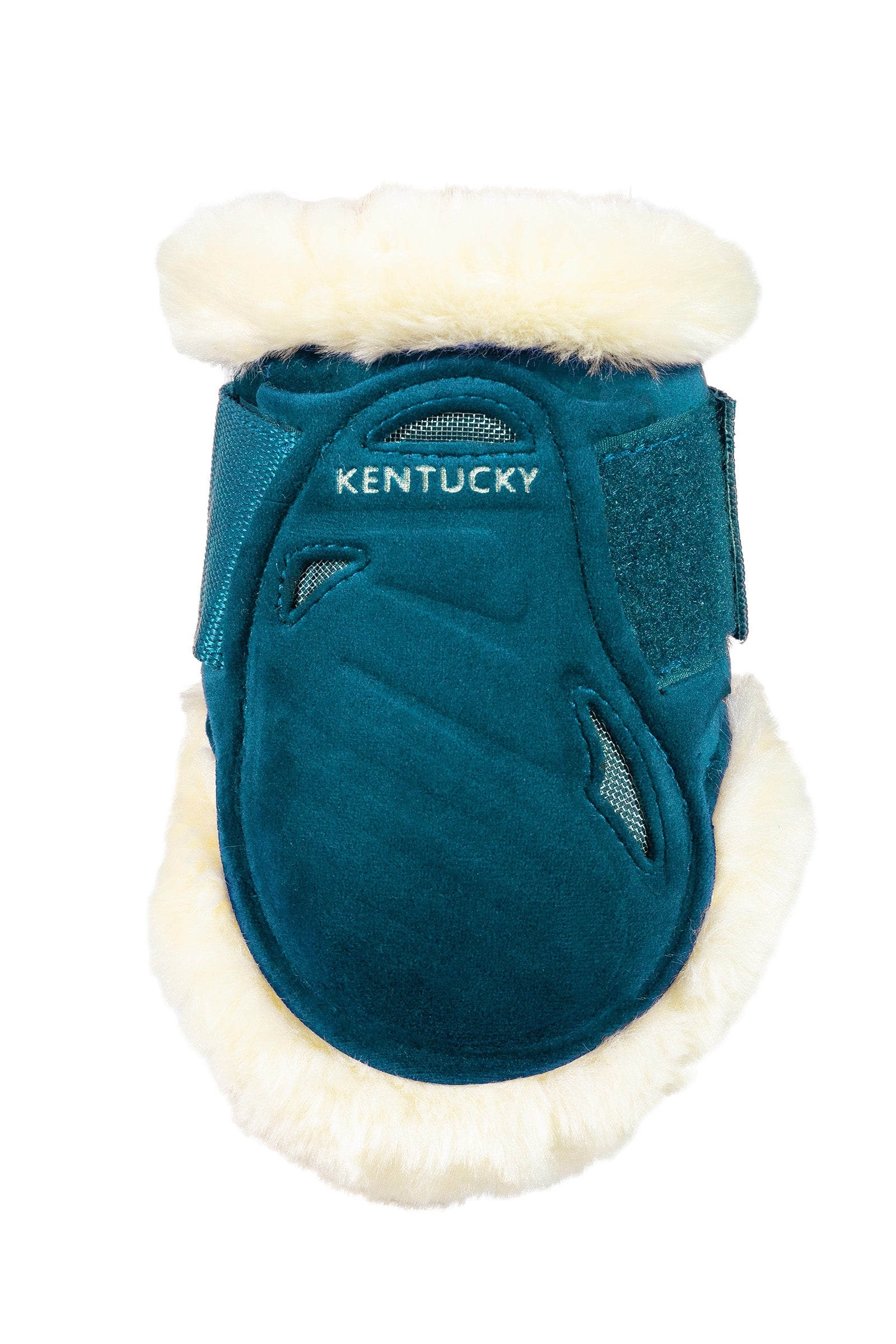Kentucky Horsewear Botas de menudillo de caballo joven de piel de oveja vegana Terciopelo Leg Protection & Hoof Protection for Horses