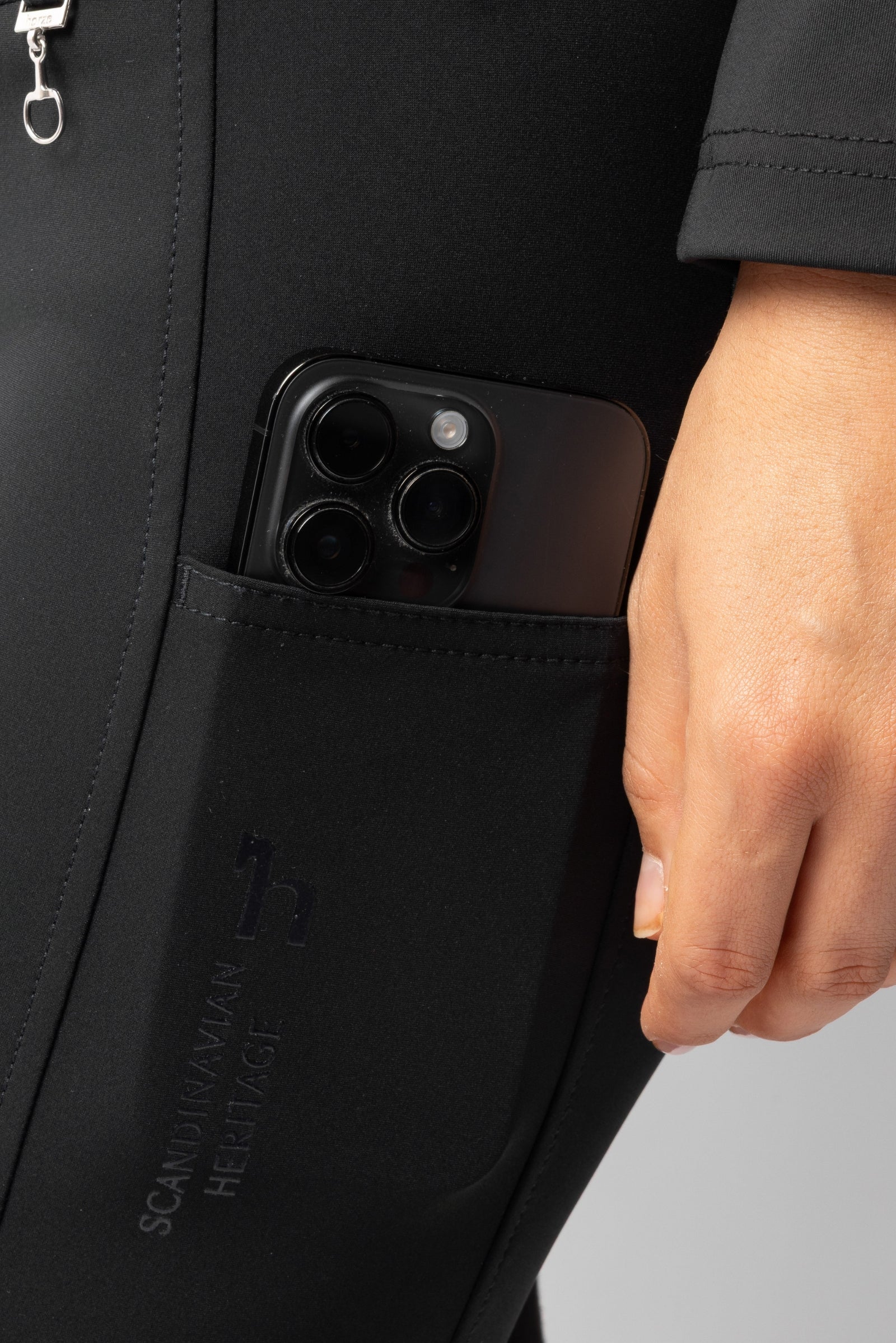 Horze Leonie Women's Fullseat Breeches With Vegan Suede Leather Womens Breeches