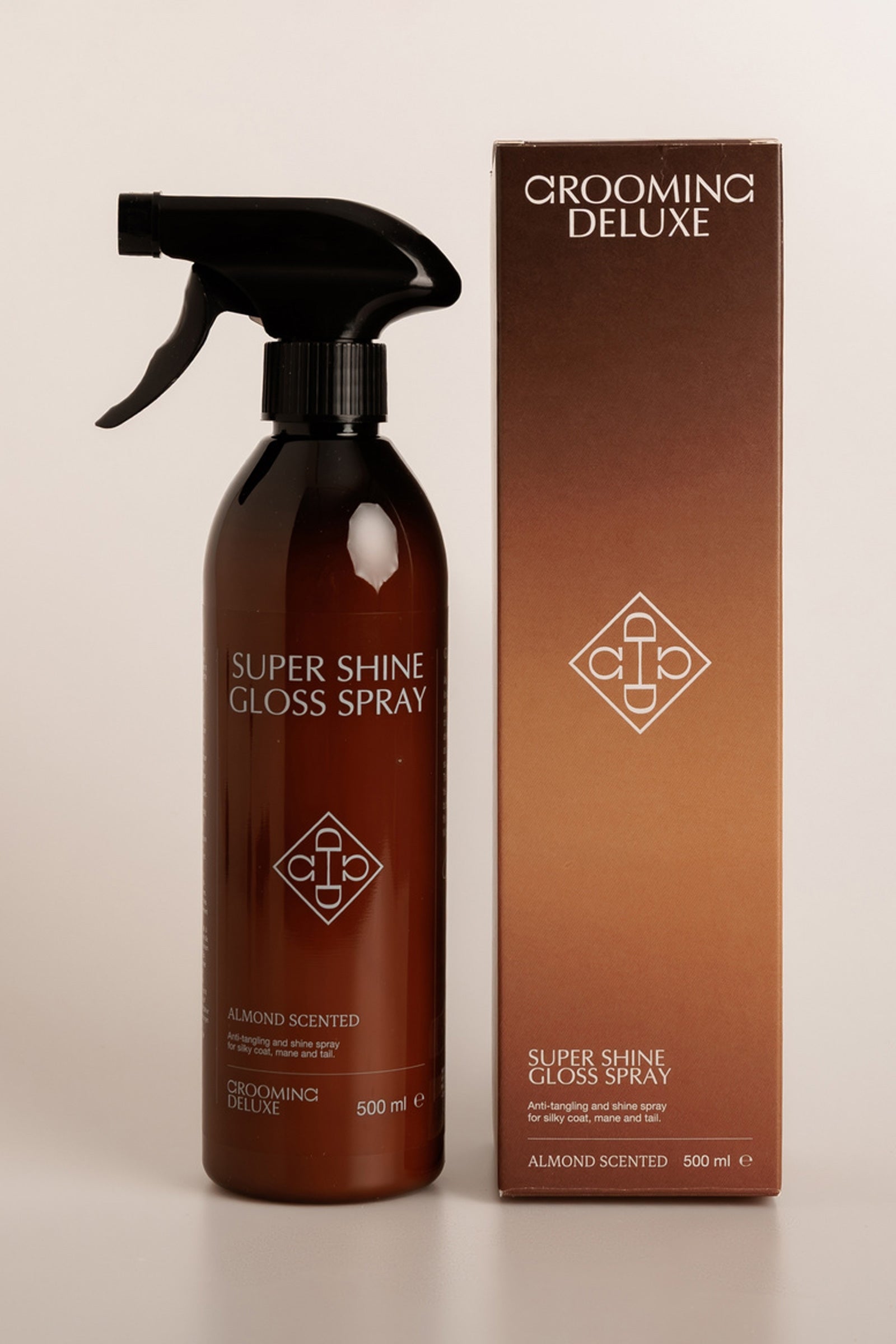 Grooming Deluxe Spray brillo almendra Super Shine, 500 ml Cuidado Salud