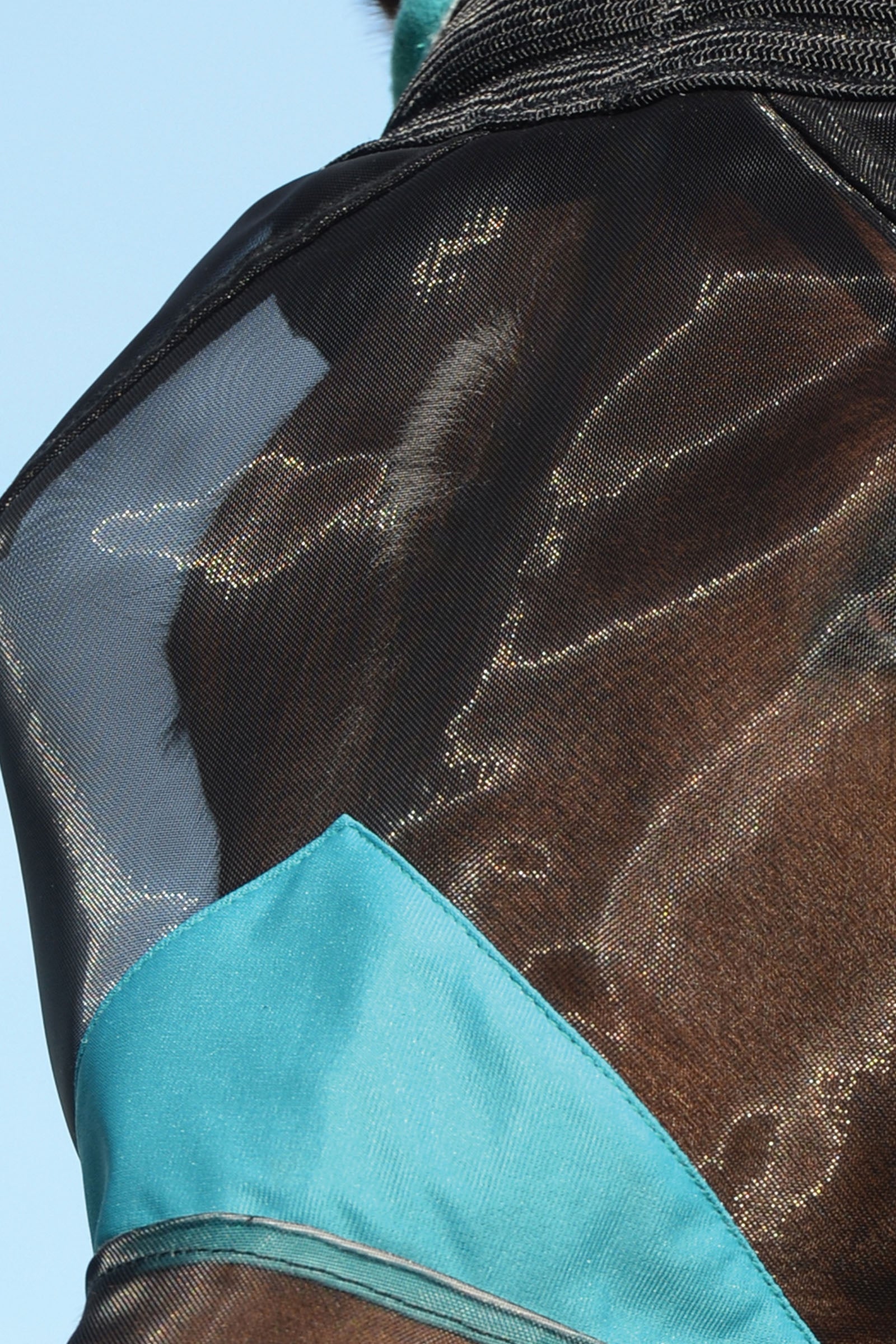 Weatherbeeta Comfitec Deluxe Fine Mesh Mask with Ears Antifly Protection for Horses