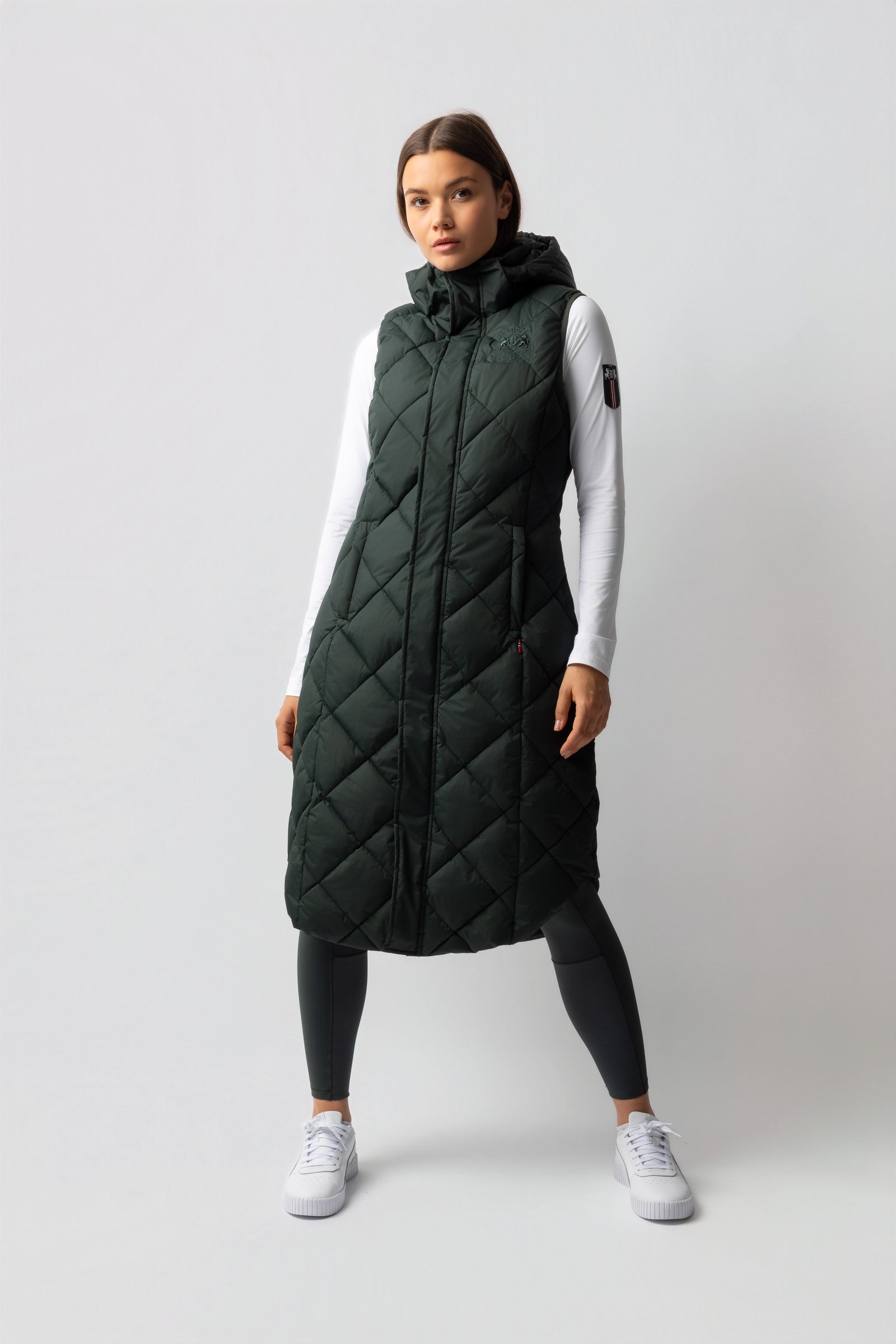 B Vertigo Gem Chaleco de Equitación Acolchado Largo Ropa Mujer