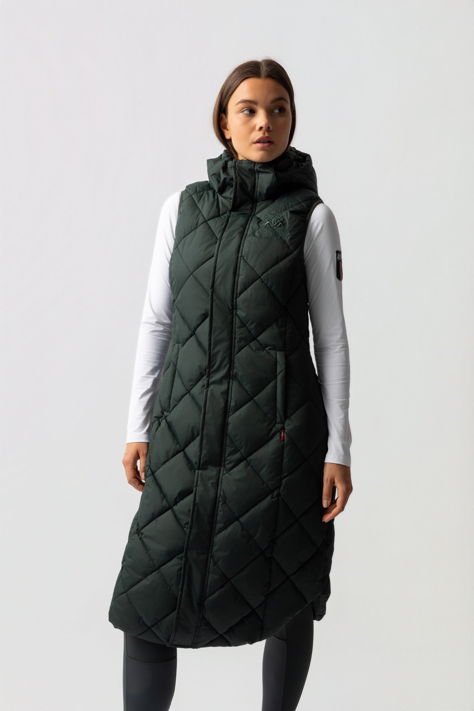 B Vertigo Gem Women´s Long Padded Riding Vest Women’s Riding Clothing