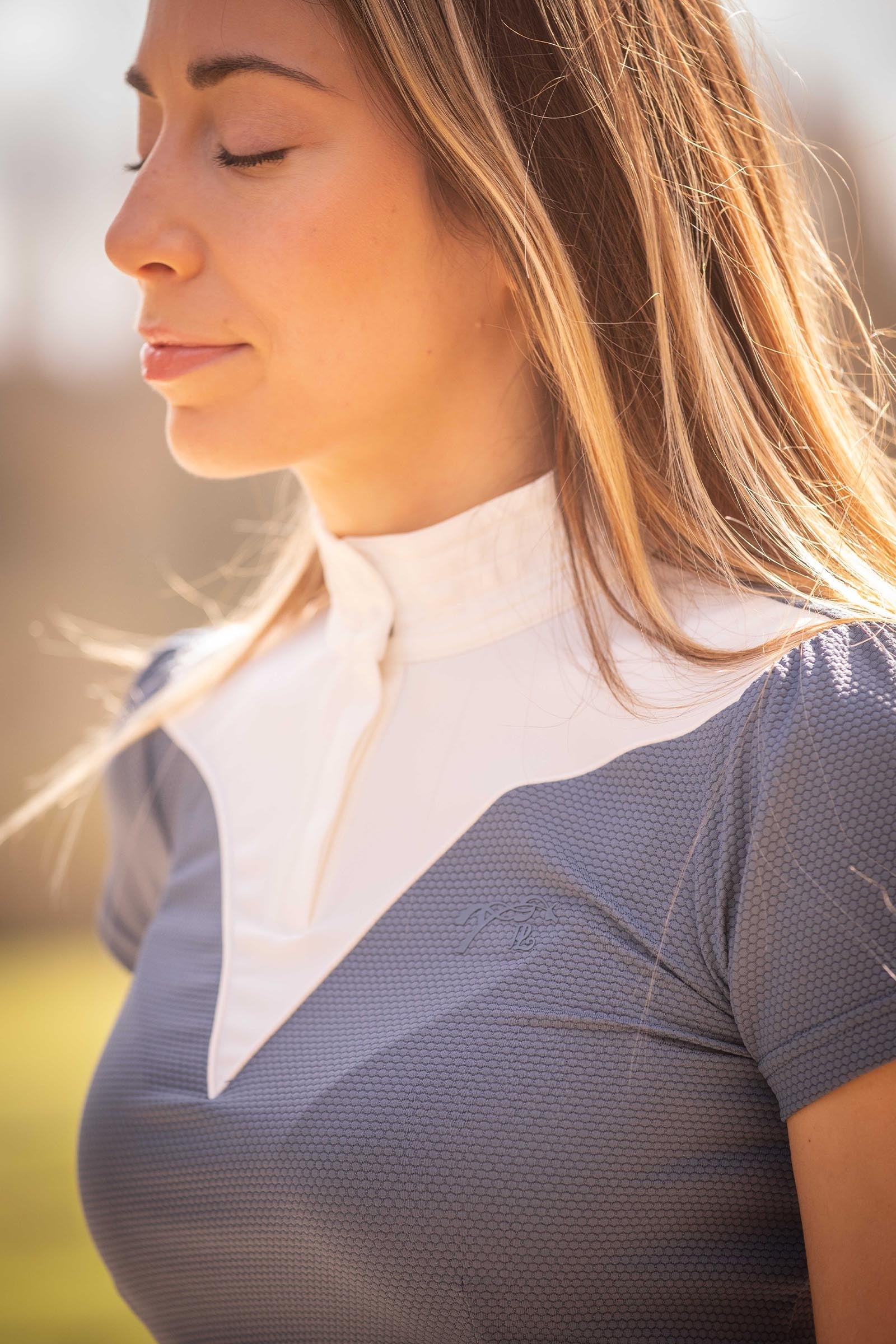 PENELOPE Las Honey Women´s Show Shirt, Short Sleeves Women’s Riding Clothing
