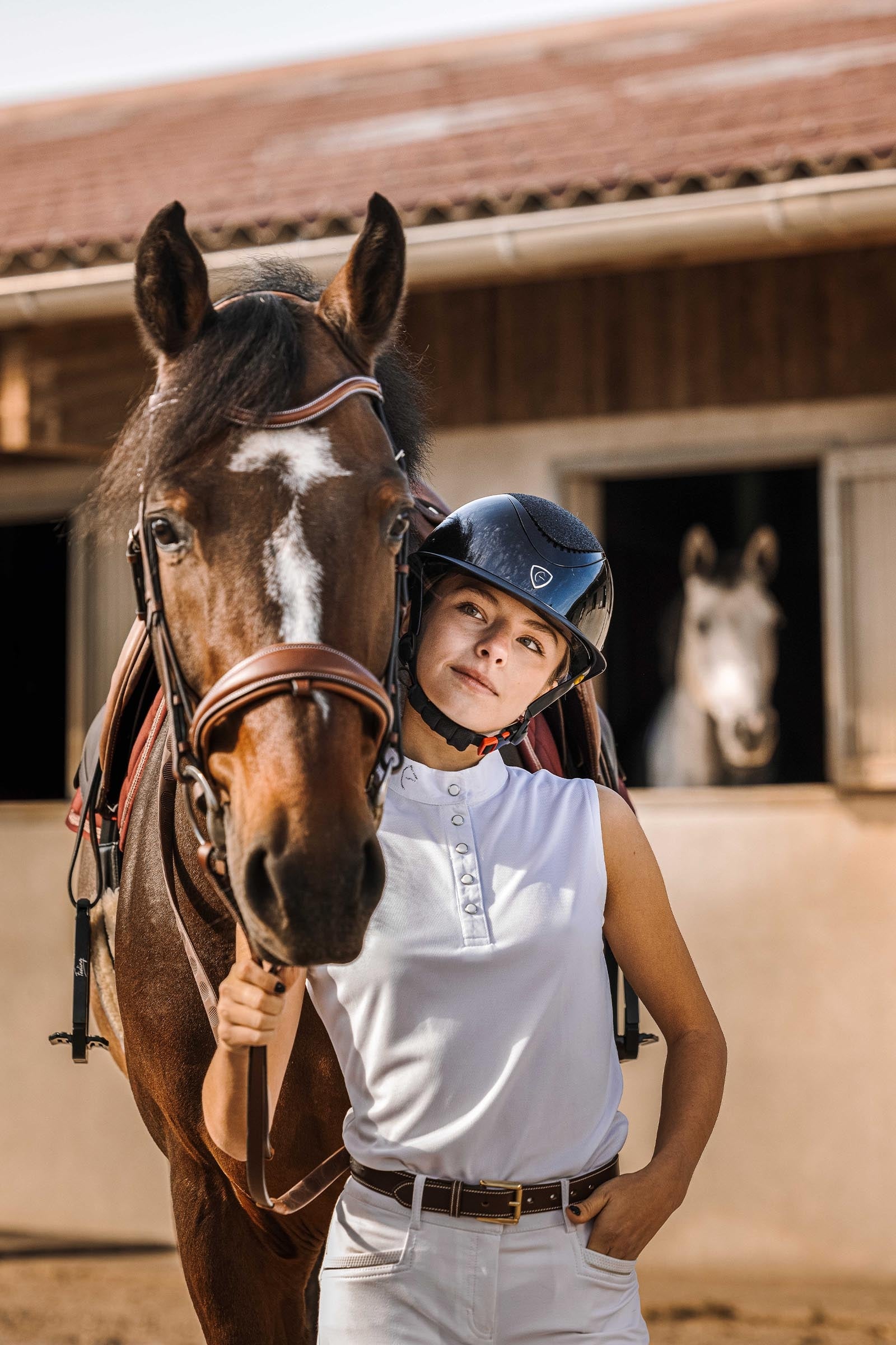 Equi Theme EQUITHÈME Molly Women´s Mesh Show Polo Shirt Women’s Riding Clothing