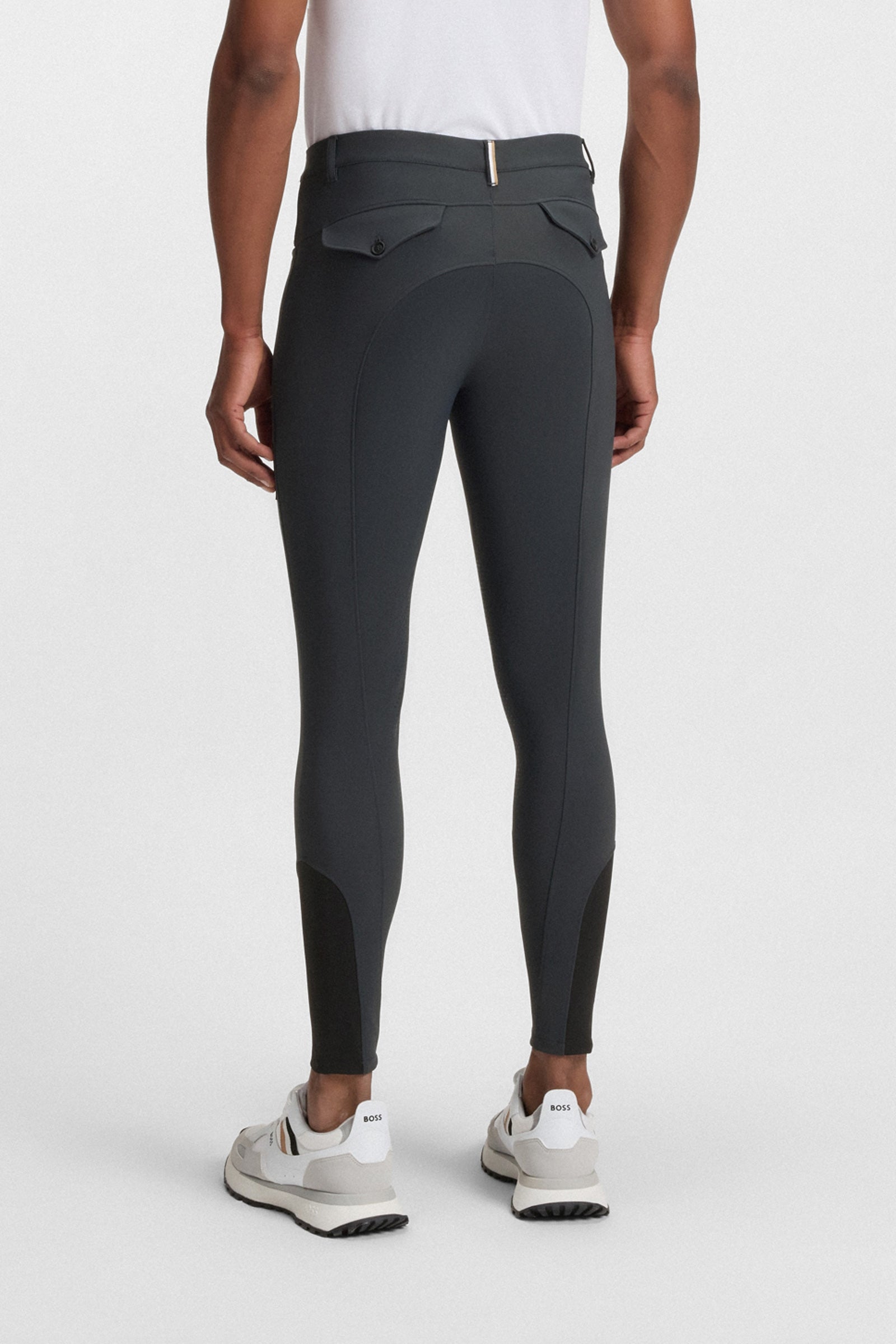 BOSS Equestrian Boss James pantalones de equitación hombre knee grip Technical Ropa Hombres