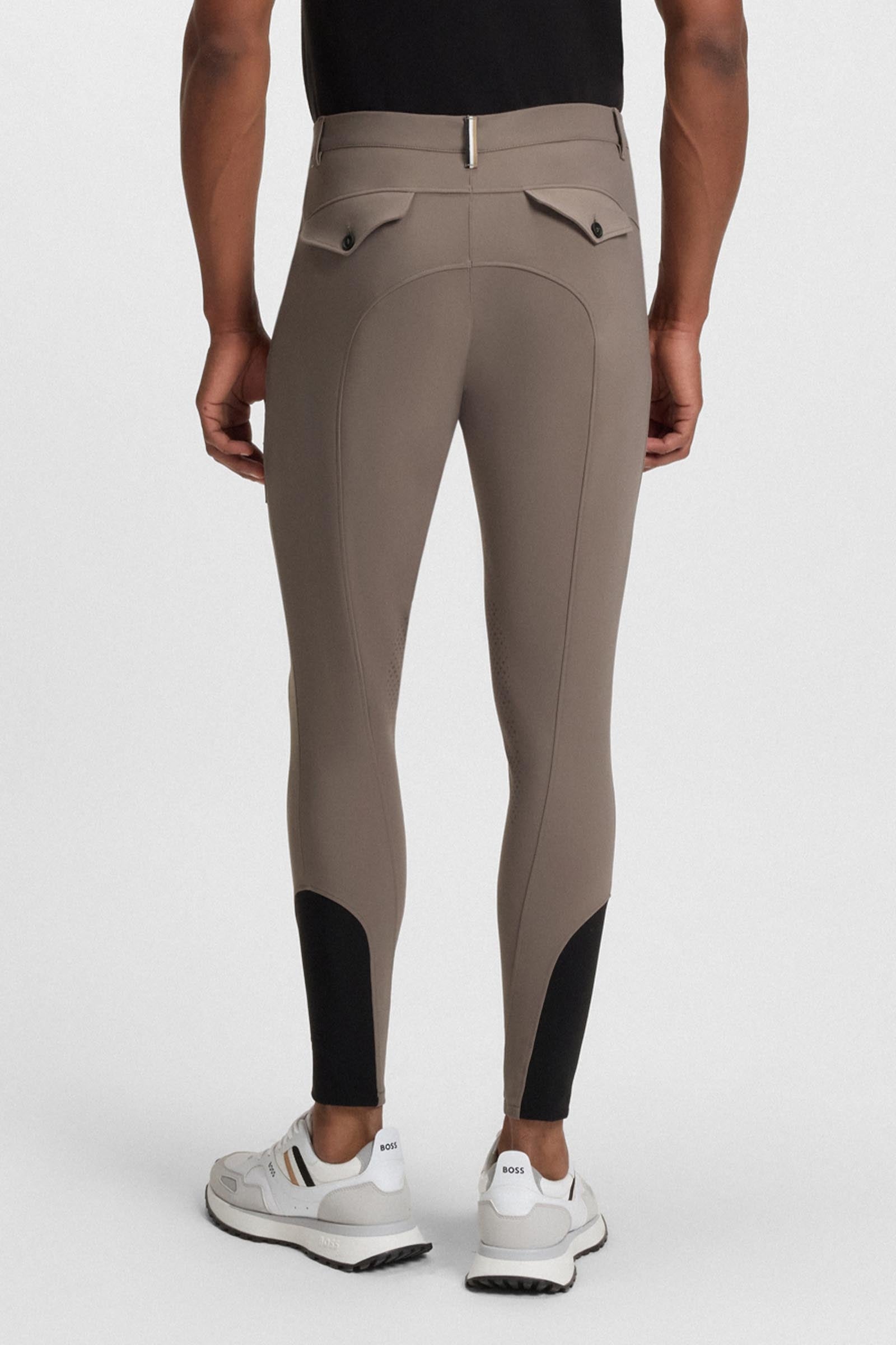 BOSS Equestrian Boss James pantalones de equitación hombre knee grip Technical Ropa Hombres