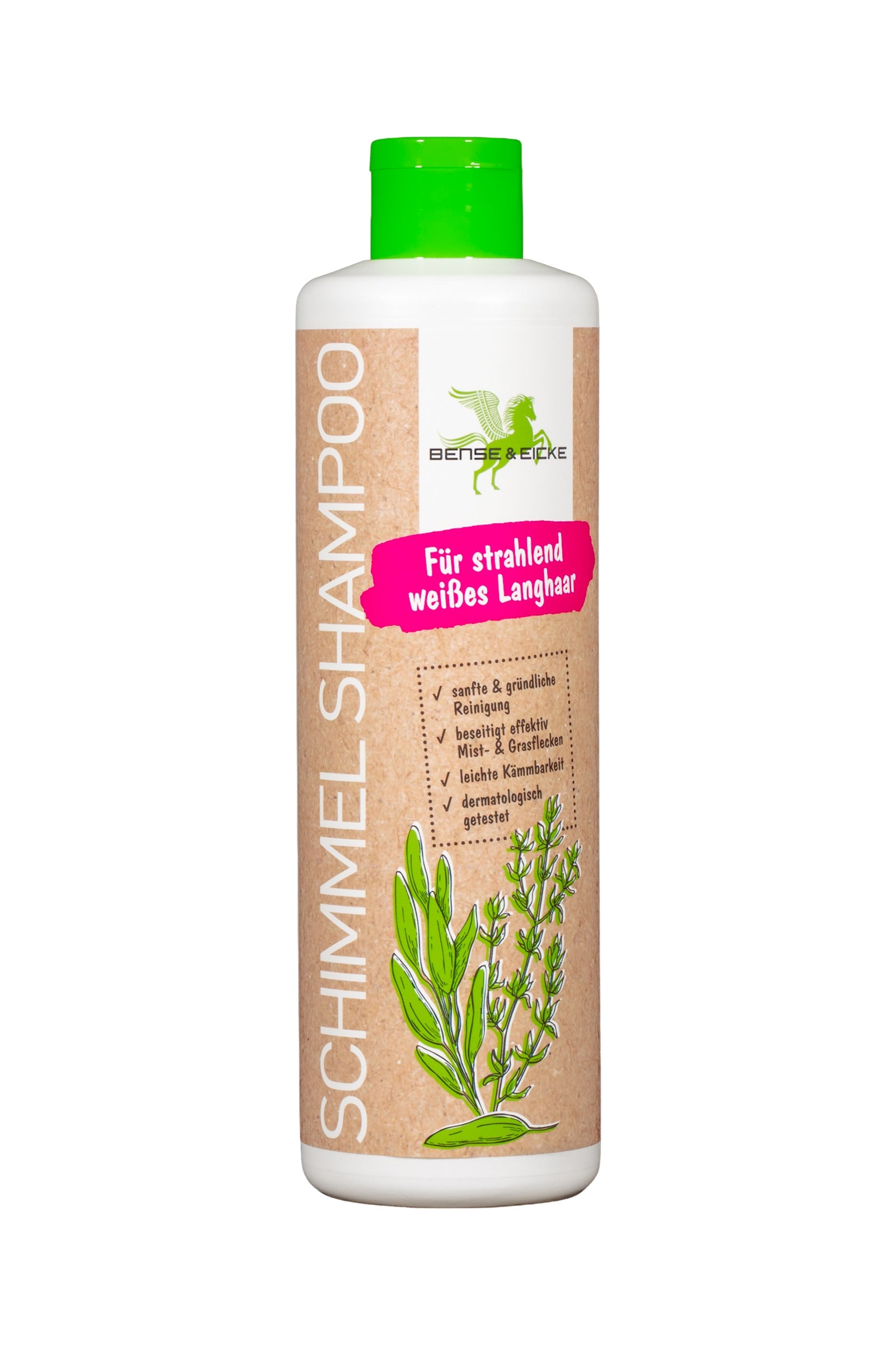 Bense & Eicke Champú para Caballos Blancos, 500 ml Cuidado Salud