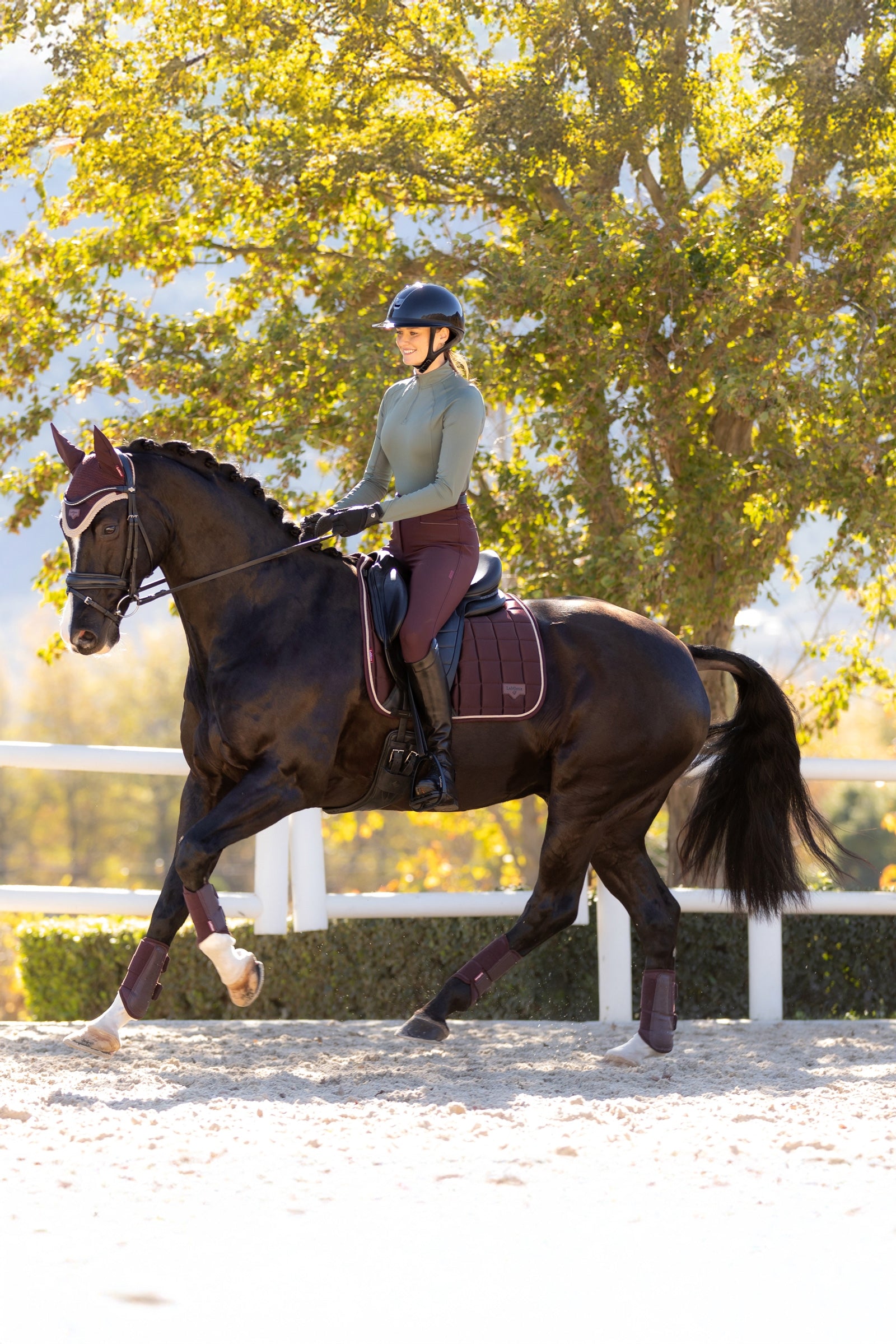LeMieux Loire Classic Square Dressage Saddle Pad Saddle Pads