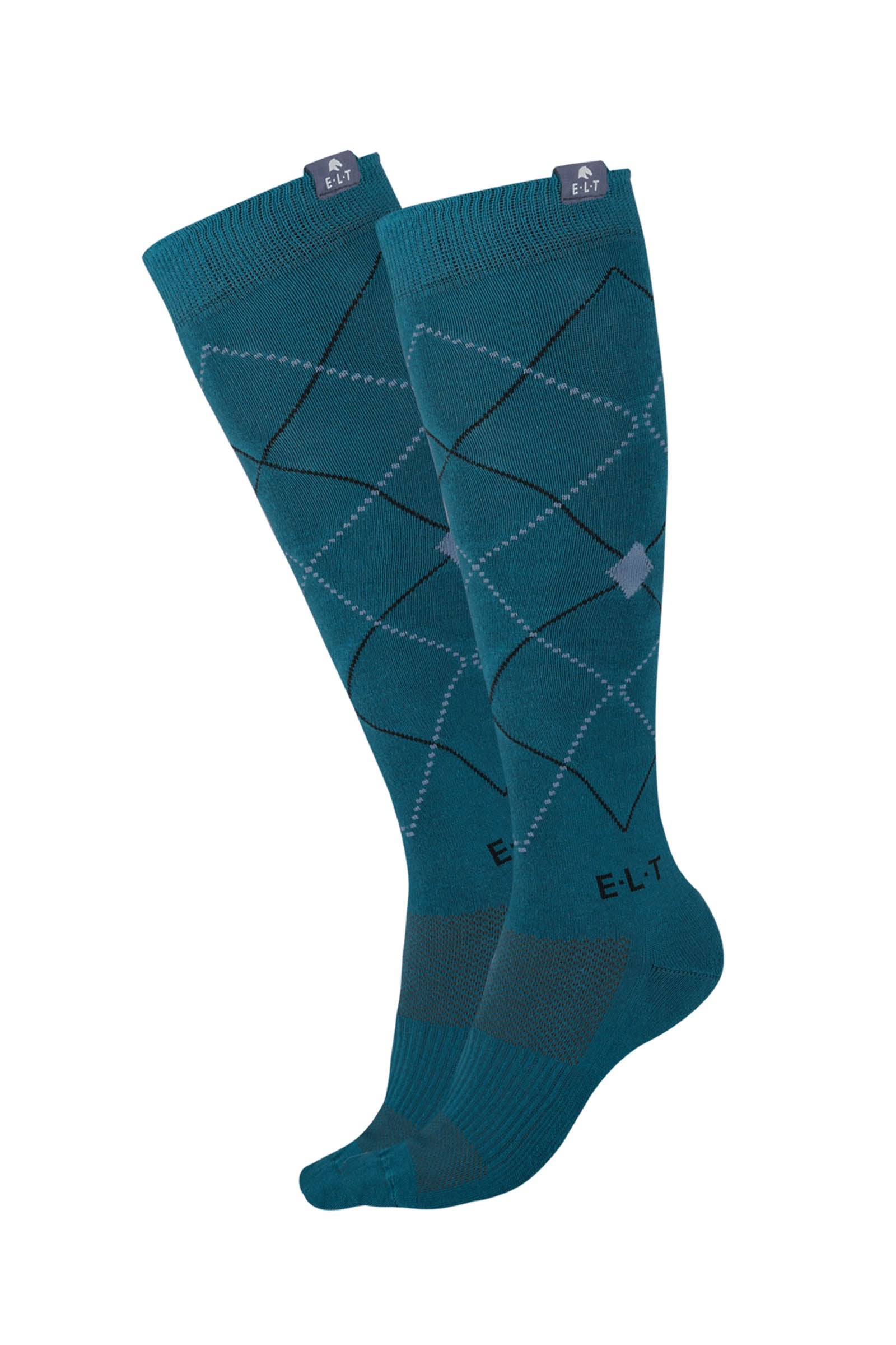 ELT Argyle Breathable Riding Socks Calcetines