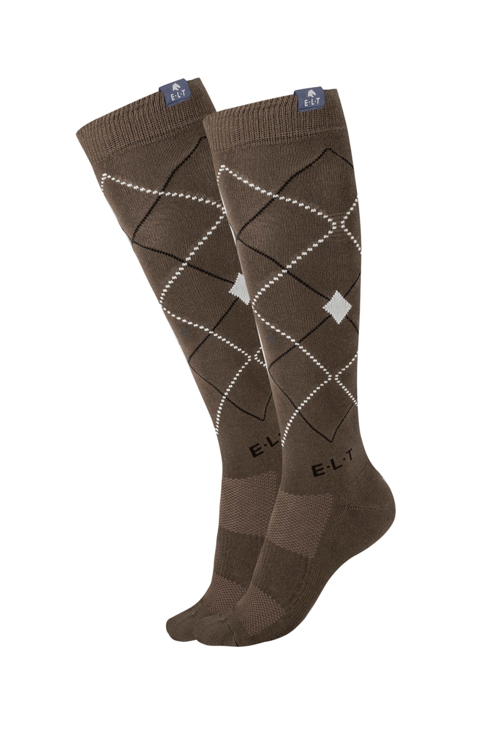 ELT Argyle Breathable Riding Socks Calcetines