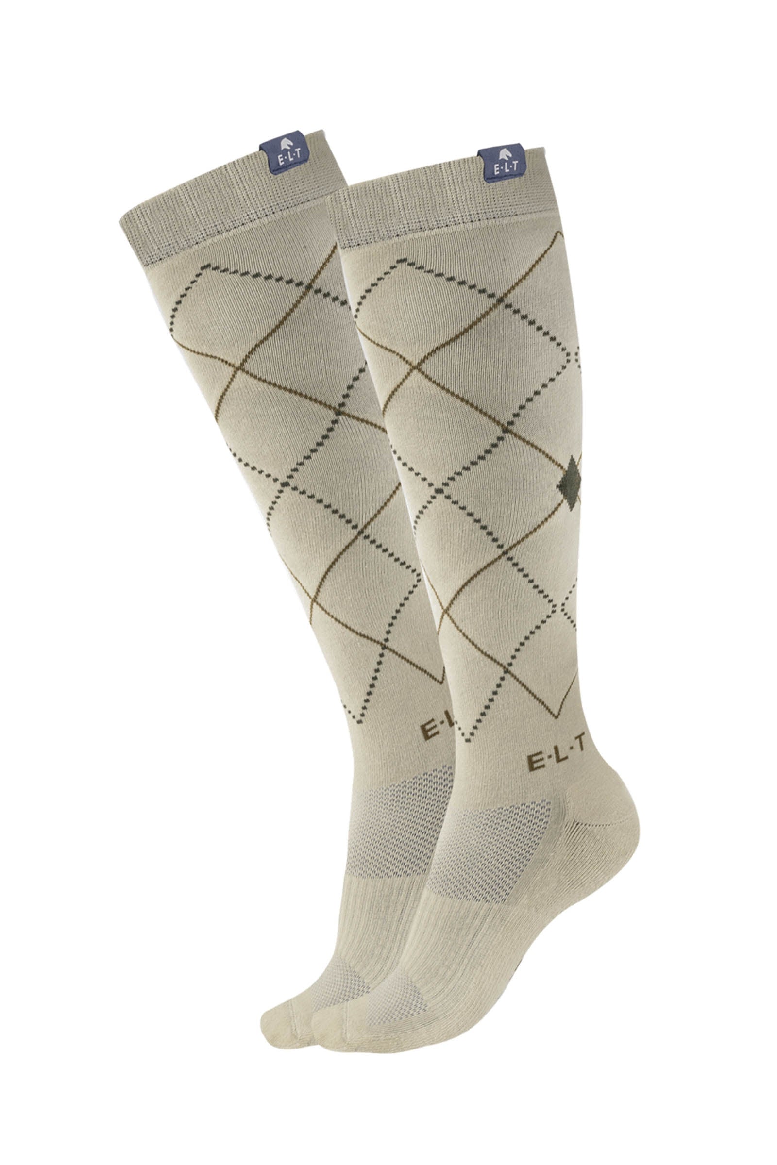 ELT Argyle Breathable Riding Socks Calcetines