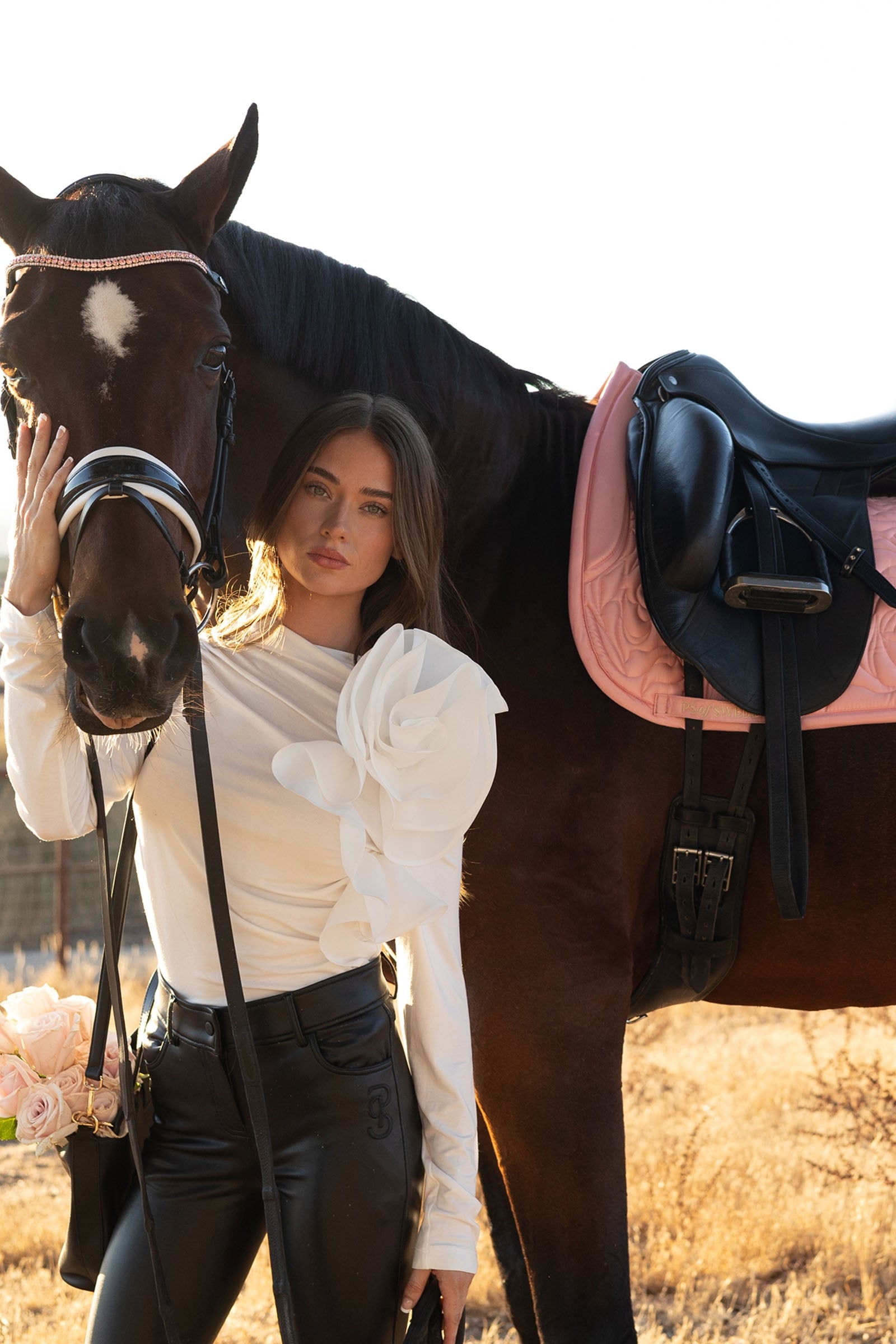 PS of Sweden Rose Quilt Dressage Saddle Pad Saddle Pads