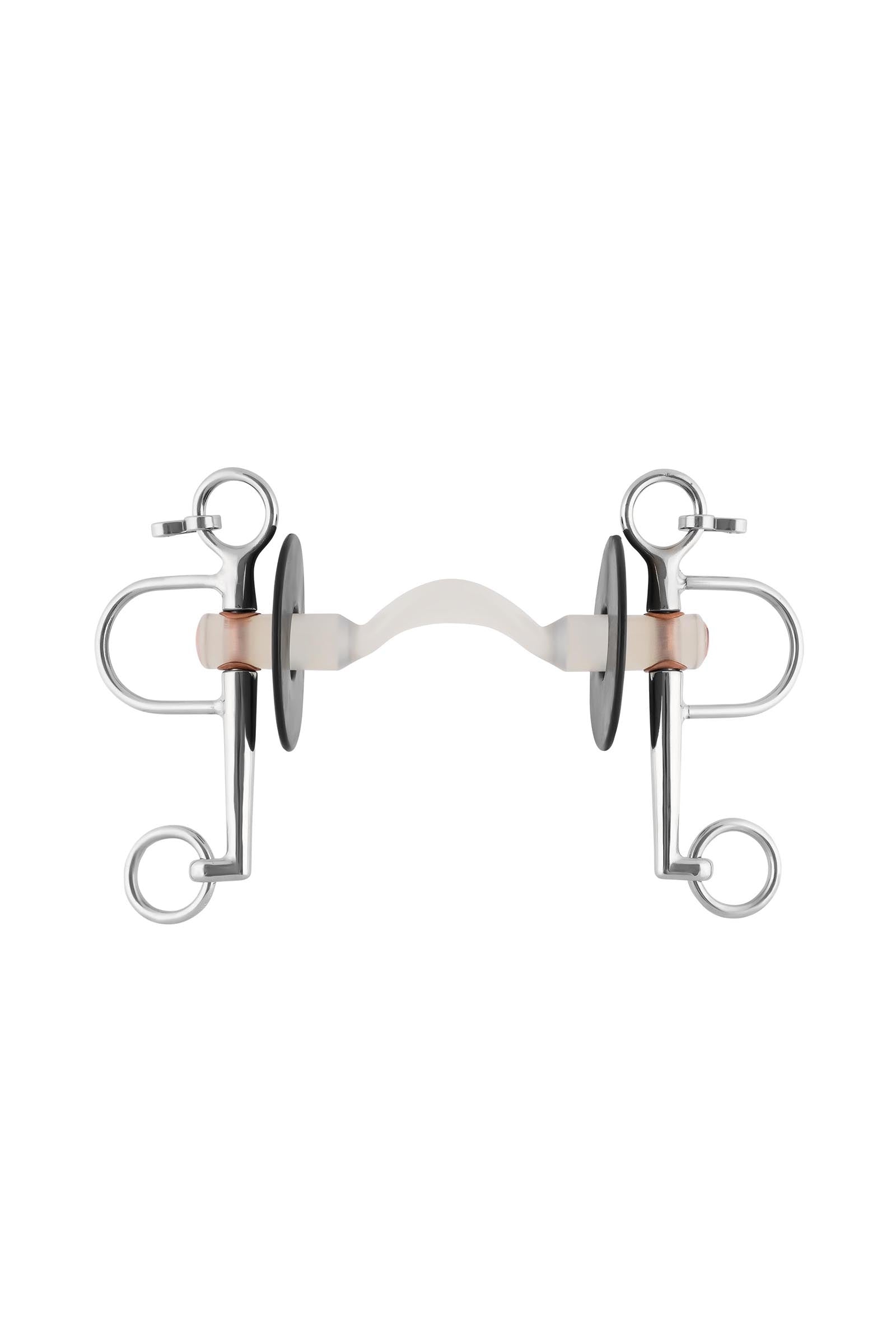 Sprenger Nathe pelham, 20 mm, barra dura con paso de lengua, patas largas, termoplast Filetes y Bocados