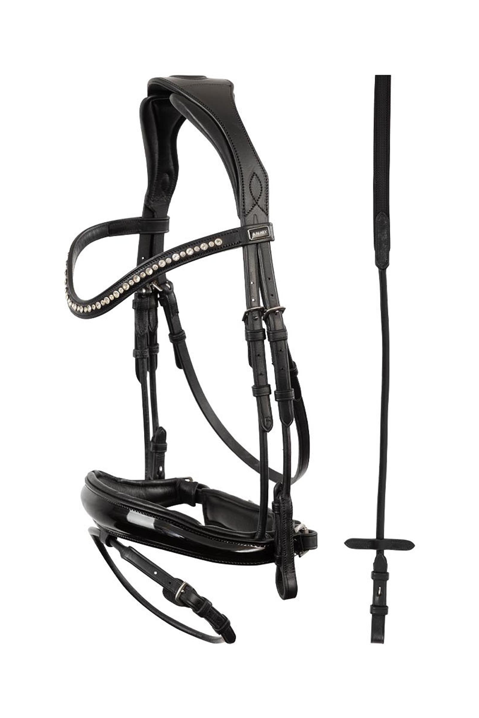Anky ANKY Anatomic Comfort Fit Bridle With Pull Back Double Cabezadas de montar & Riendas