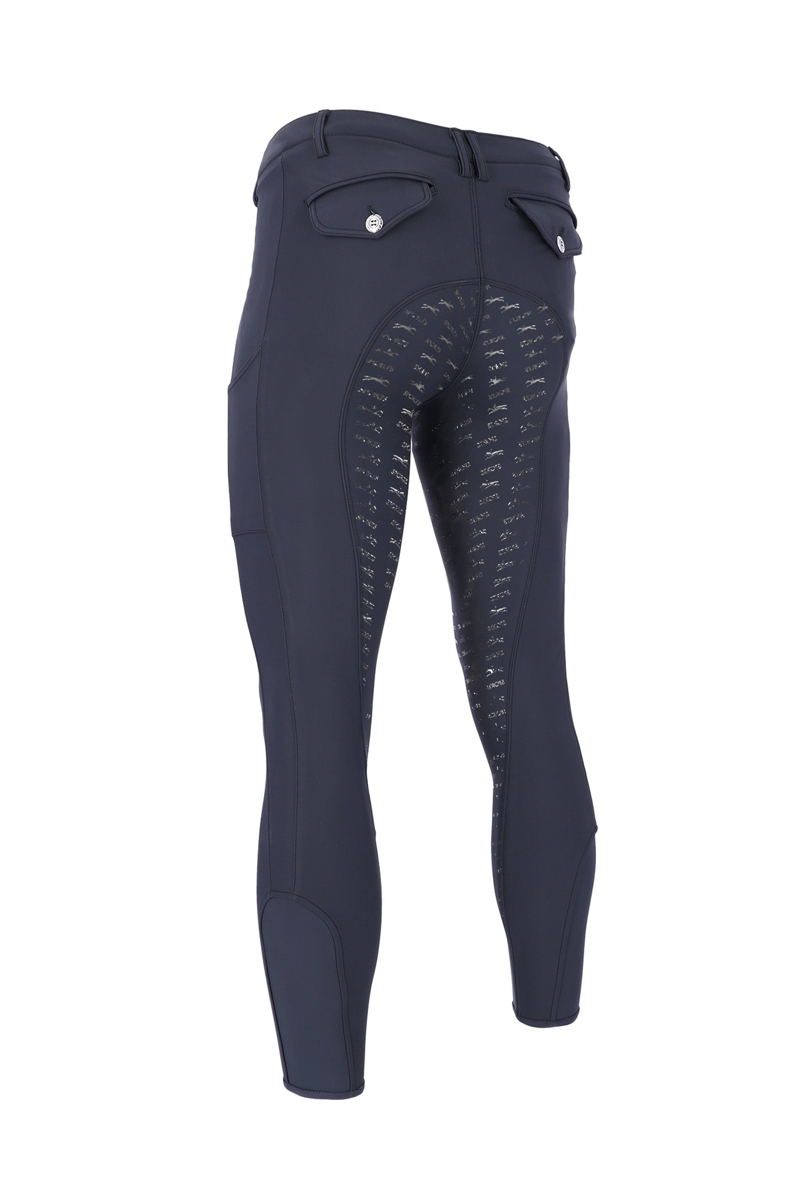 Schockemöhle Sports Pantalones de Montar con Asiento Completo para Hombre Leo II Ropa Hombres