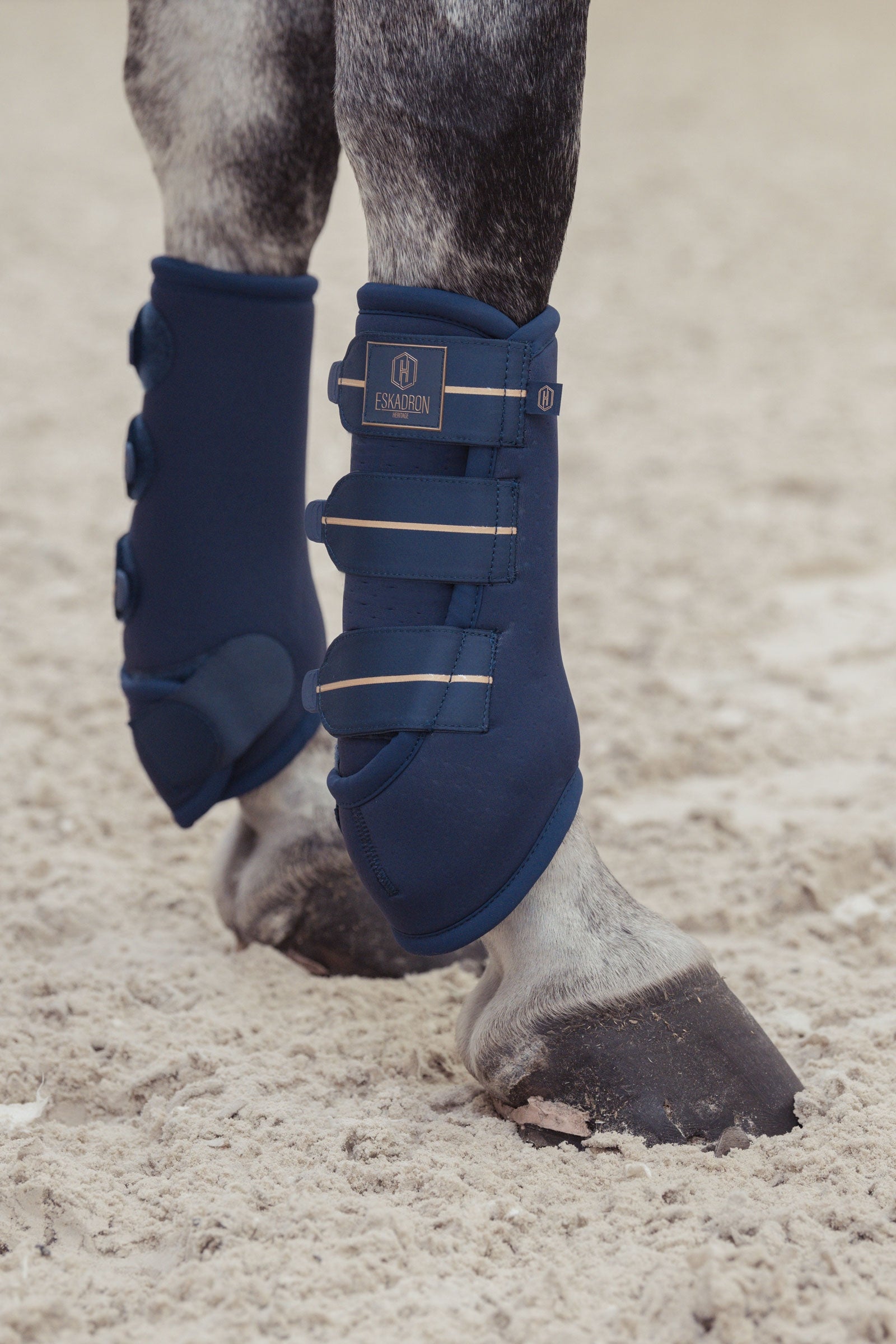 Eskadron Heritage AW24 Pro Dressage Tendon Boots, Front Leg Protection & Hoof Protection for Horses