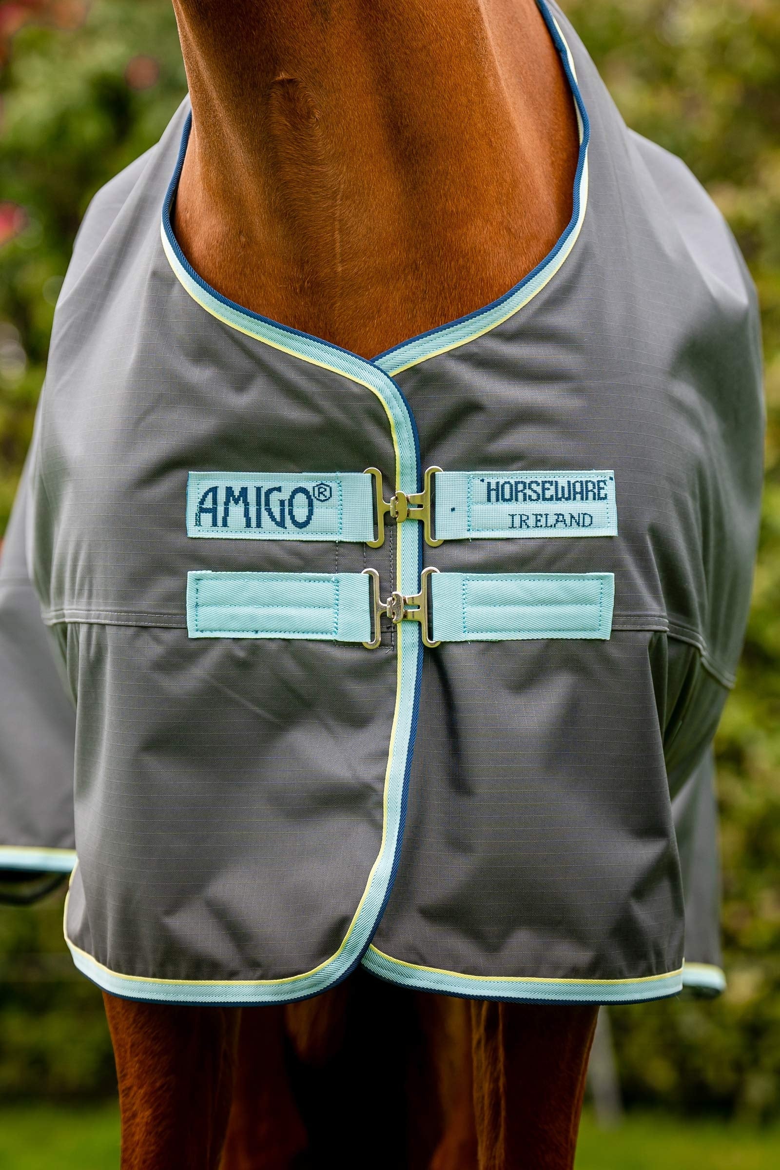 Horseware Amigo Hero Ripstop Plus Turnout Rug With Detachable Neck, 200g Horse Rugs