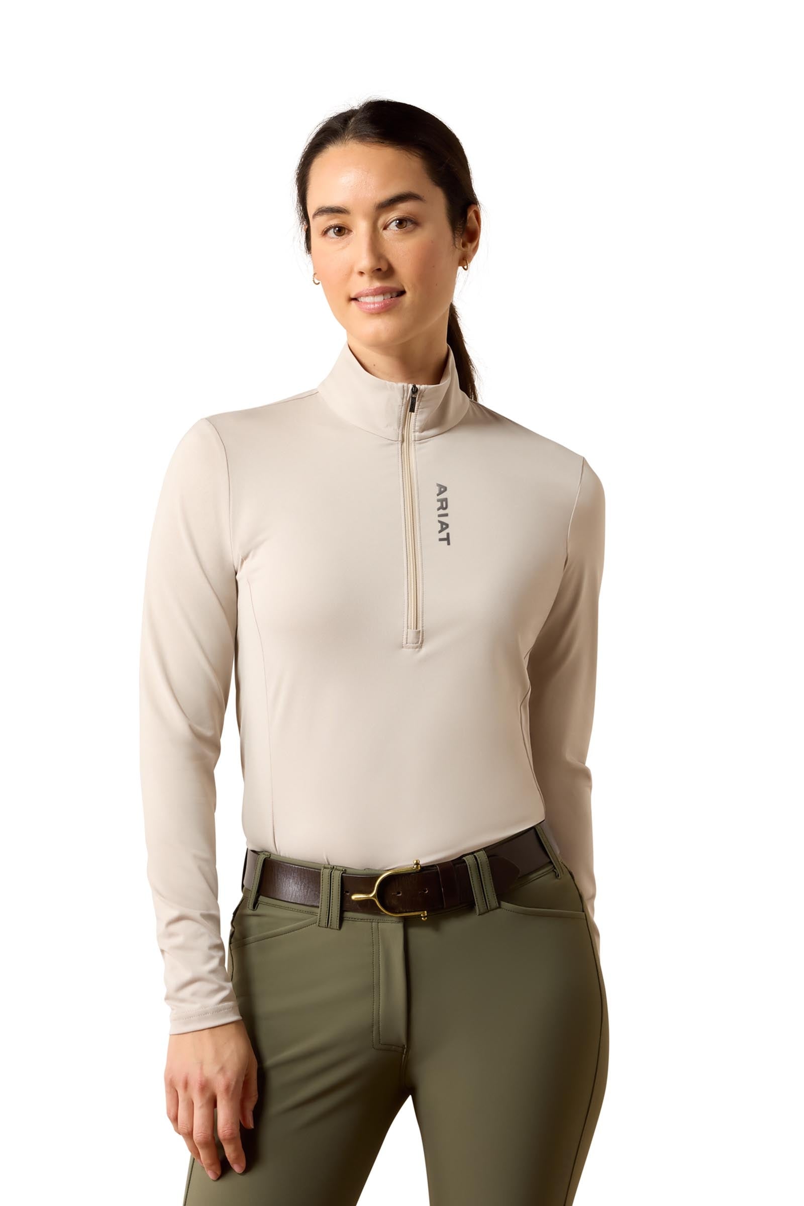 Ariat Mujer Camiseta técnica Lunaveil con cremallera 1/2 Ropa Mujer
