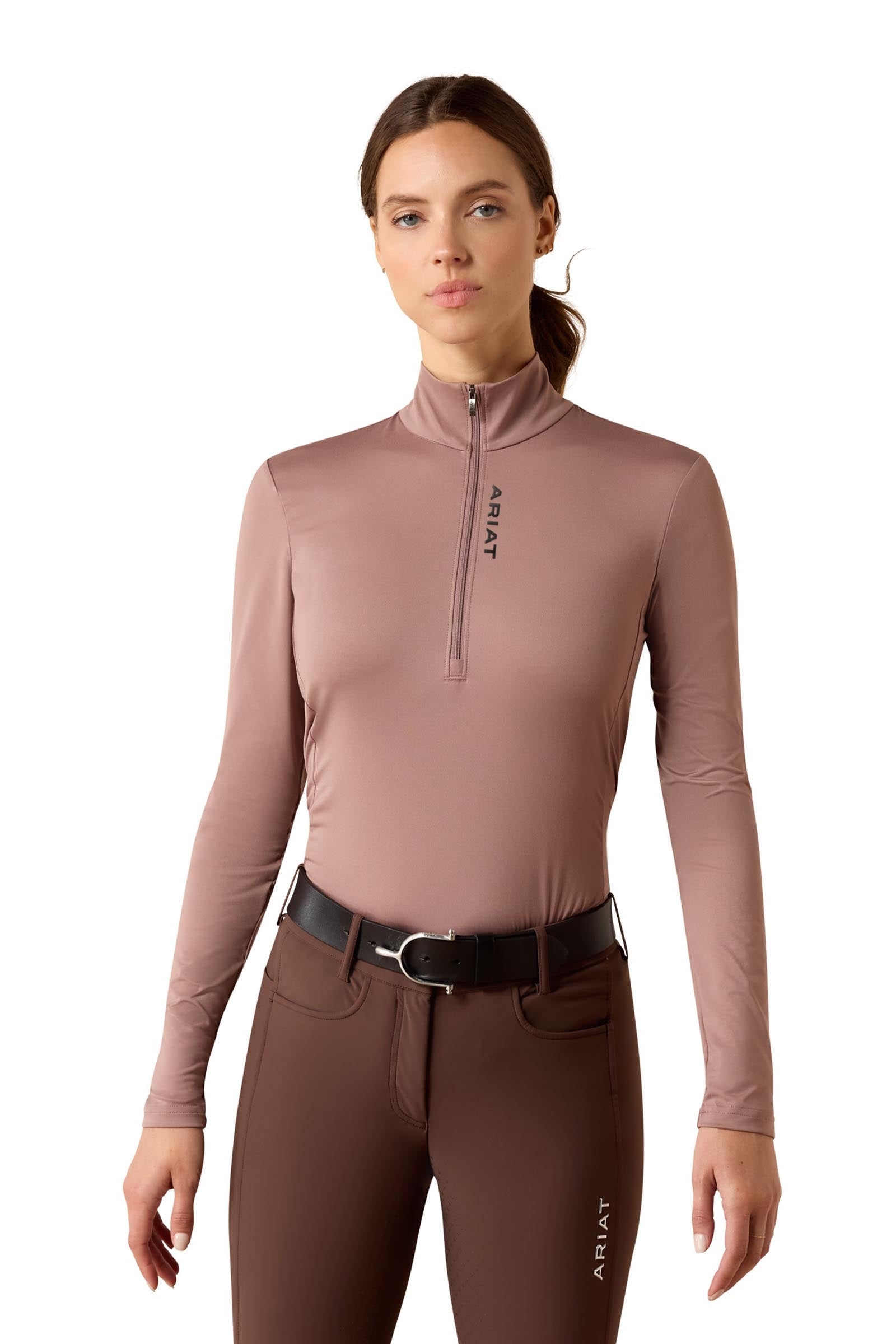 Ariat Mujer Camiseta técnica Lunaveil con cremallera 1/2 Ropa Mujer