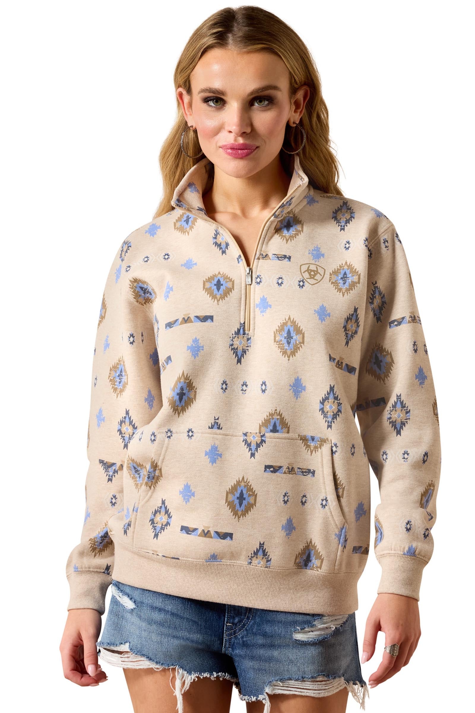 Ariat Women's Sapphire 1/2 Zip Sweatshirt Ropa Mujer