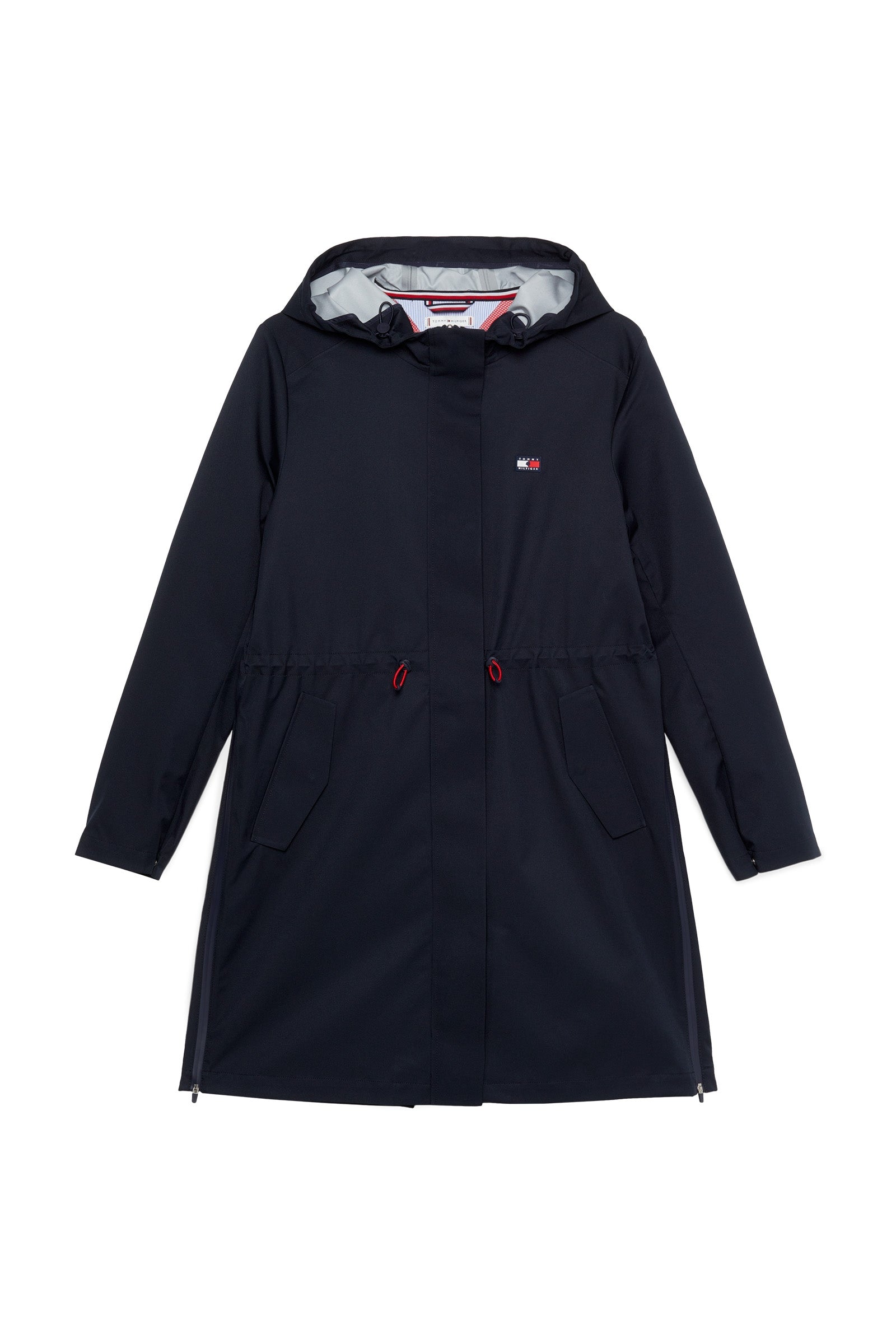 Tommy Hilfiger Equestrian Chaqueta de lluvia larga Washington Ropa Mujer