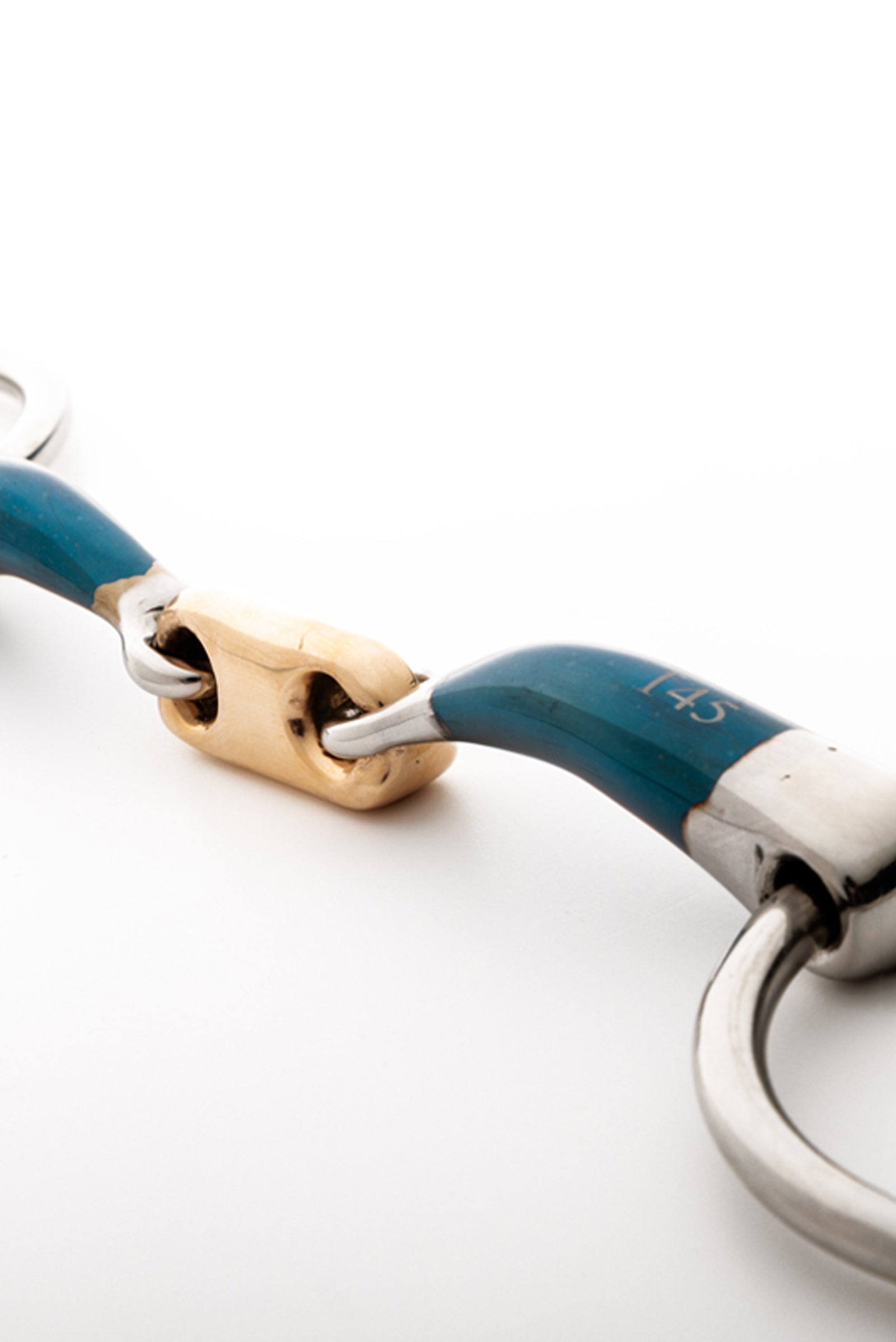 Kavalkade Ergonomic Bradoon Bit Double Jointed, 12 mm Horse Bits