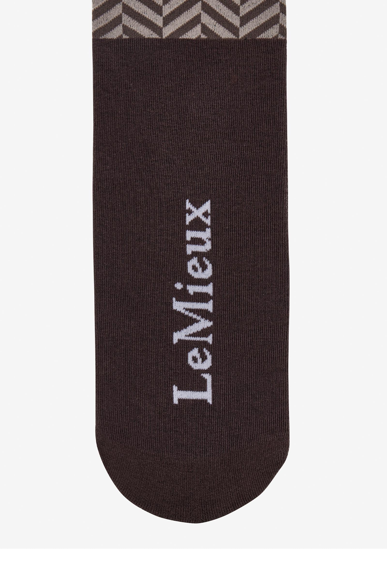 LeMieux Heritage Footsie Socks Herringbone Socks