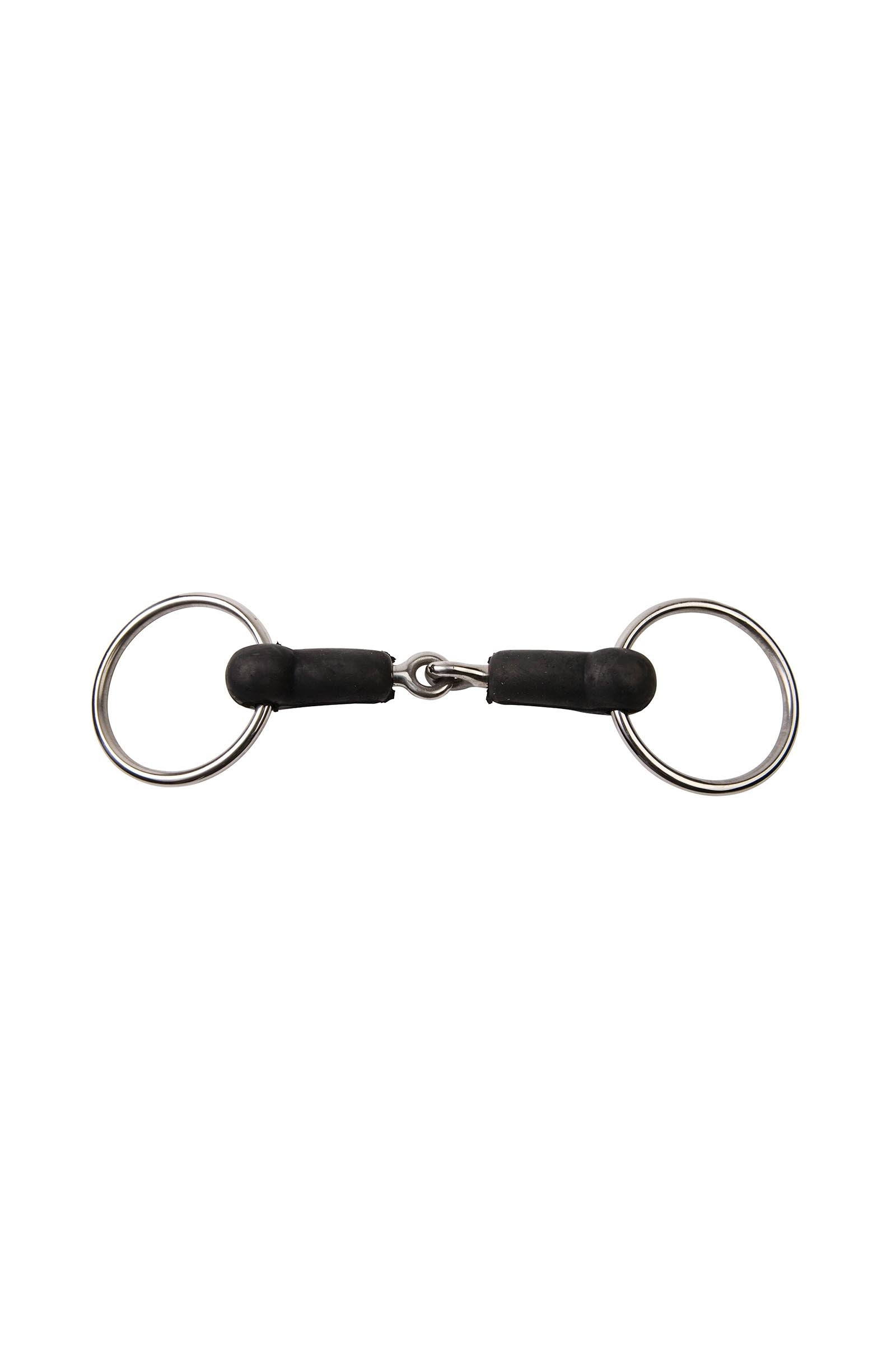 Korsteel Hard Rubber Jointed Loose Ring Snaffle Bit Filetes y Bocados