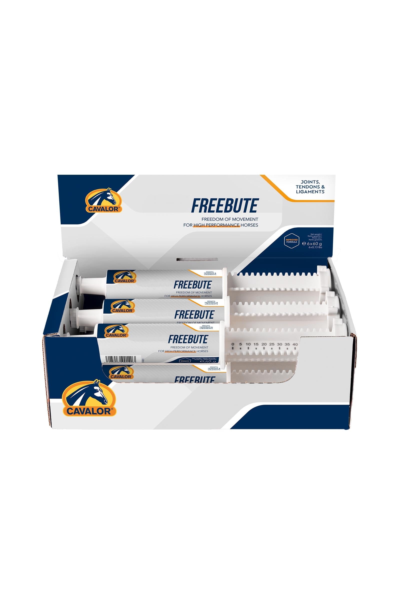 Cavalor Pasta para Articulaciones & Tendones Freebute, 6x60g Horse Feed & Nutrition