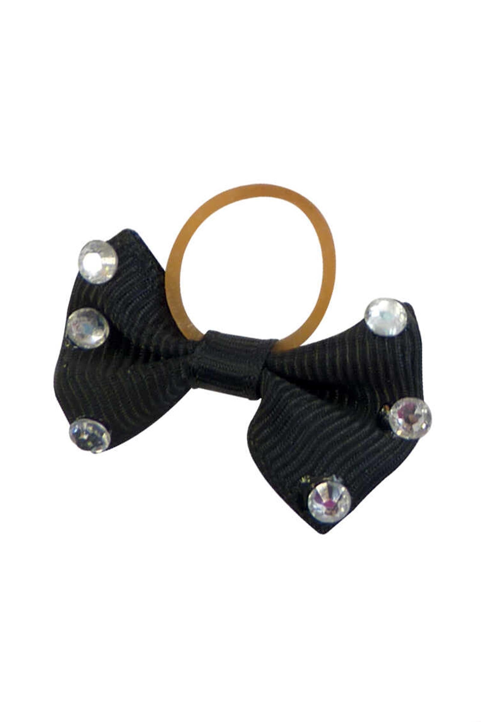EQUITHÈME Lazos para trenzas con strass transparentes Suministros de Cepillado