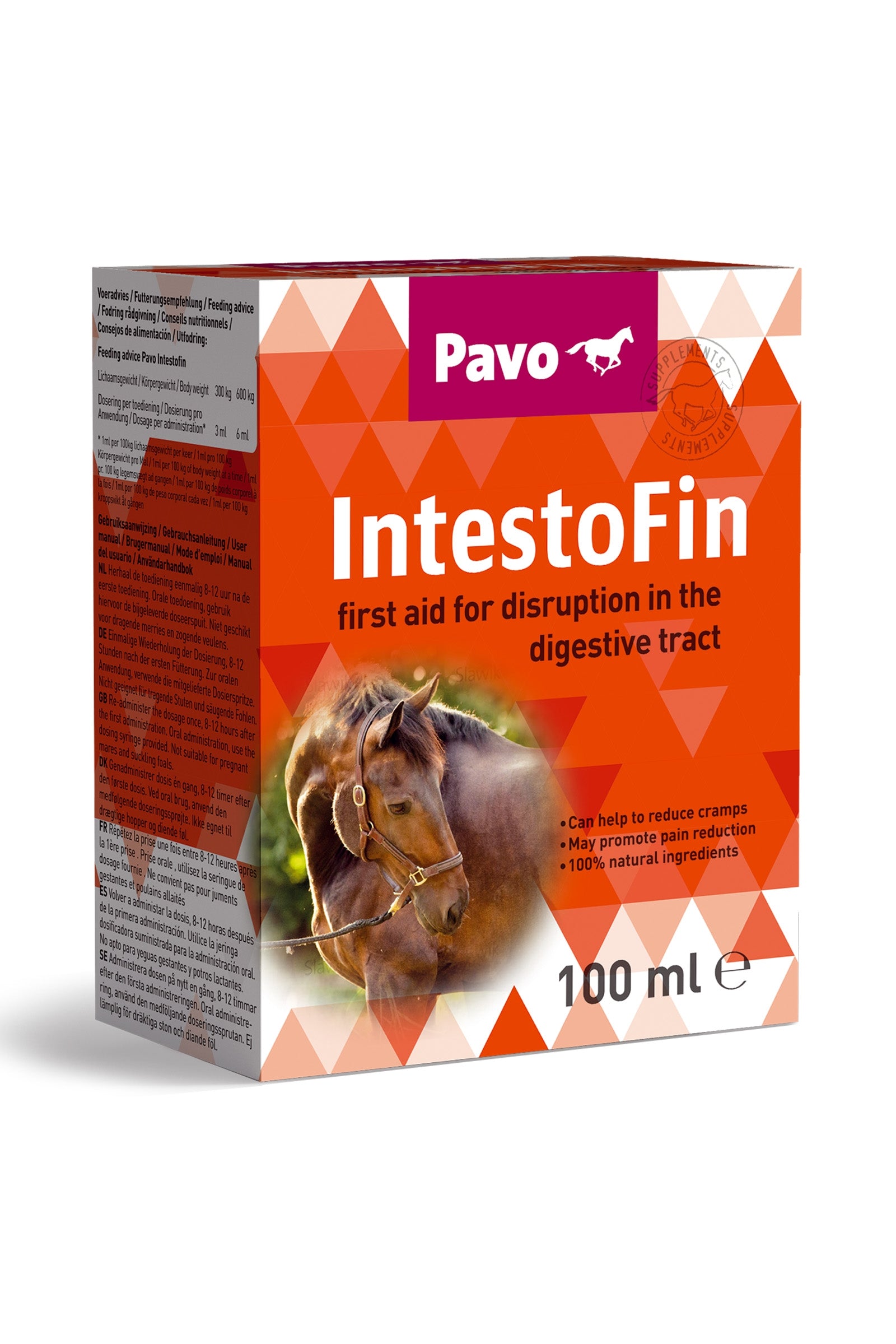 Pavo IntestoFin, 100ml Horse Feed & Nutrition