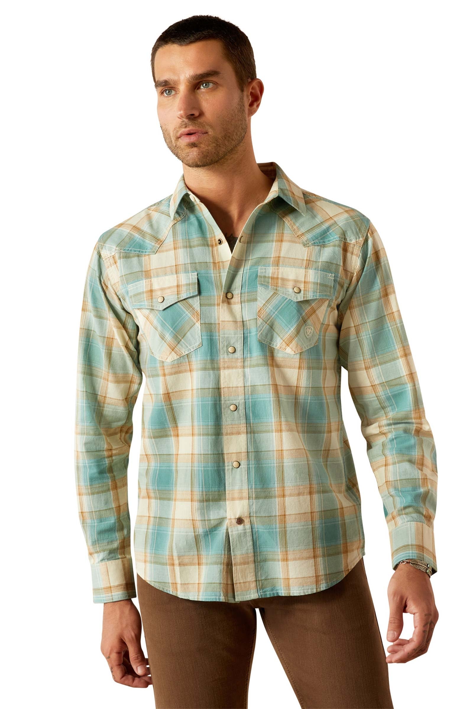 Ariat Hardin Retro camisa de manga larga para hombre Ropa Hombres
