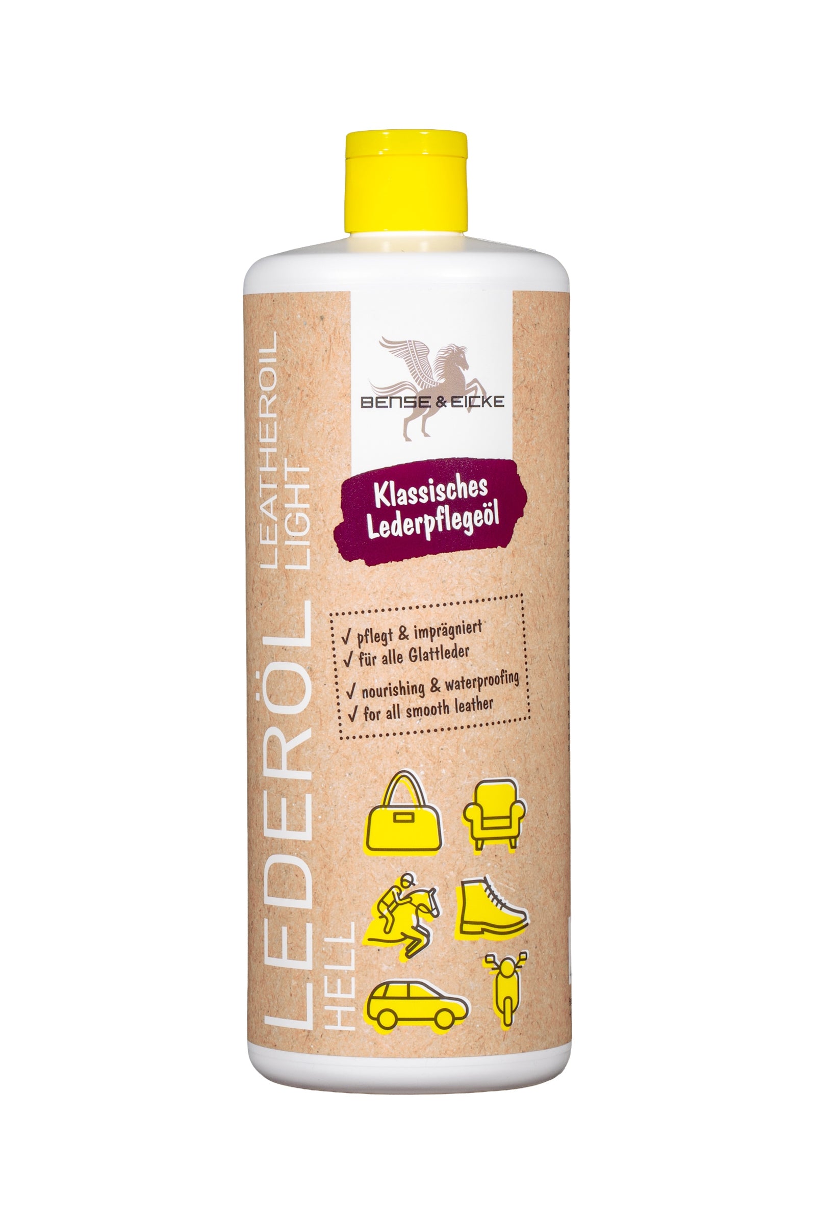 Bense & Eicke aceite claro para cuero, 1000 ml Cuidado Salud