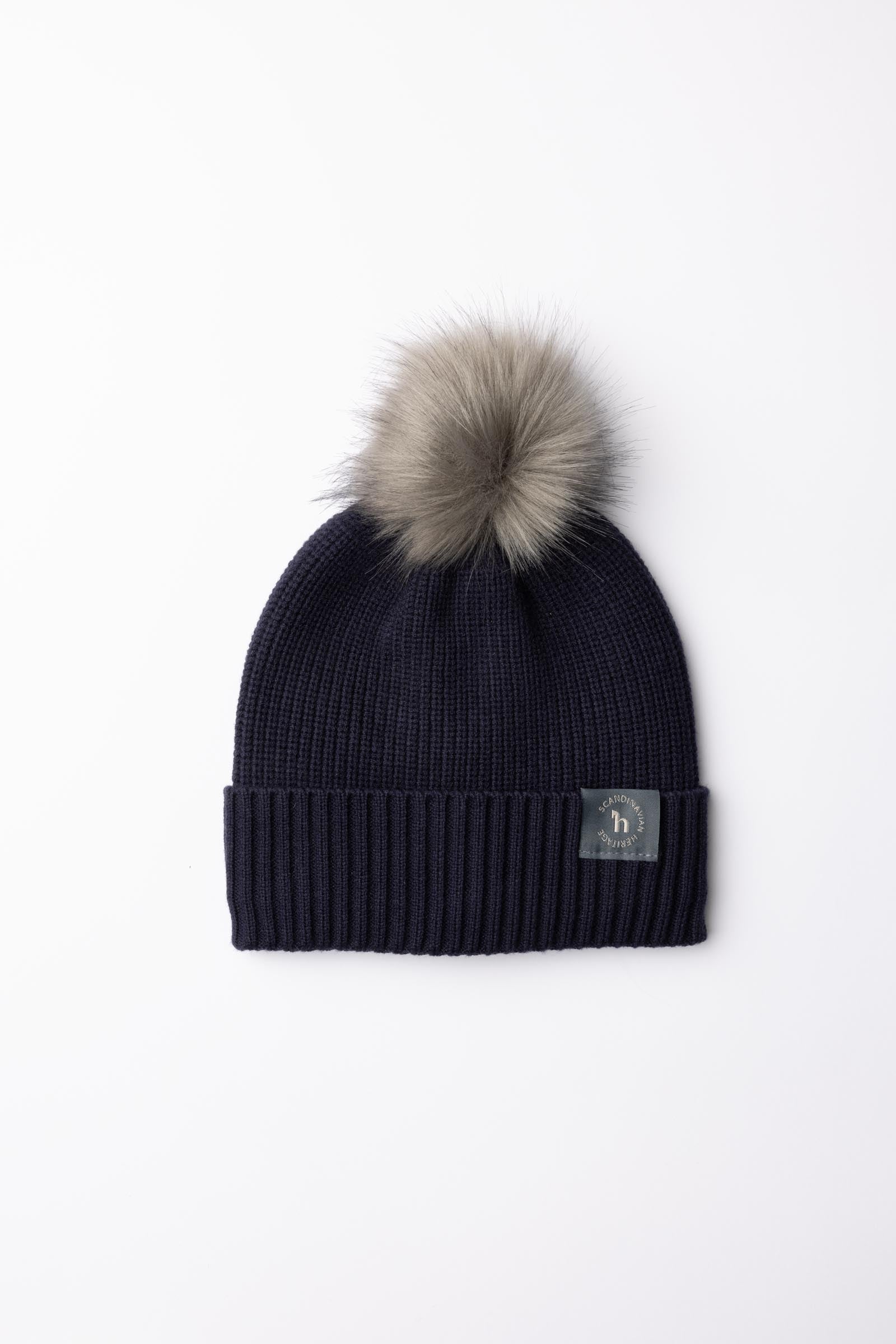Horze Noa Kids Knitted Hat With Removable Pompom Accessories
