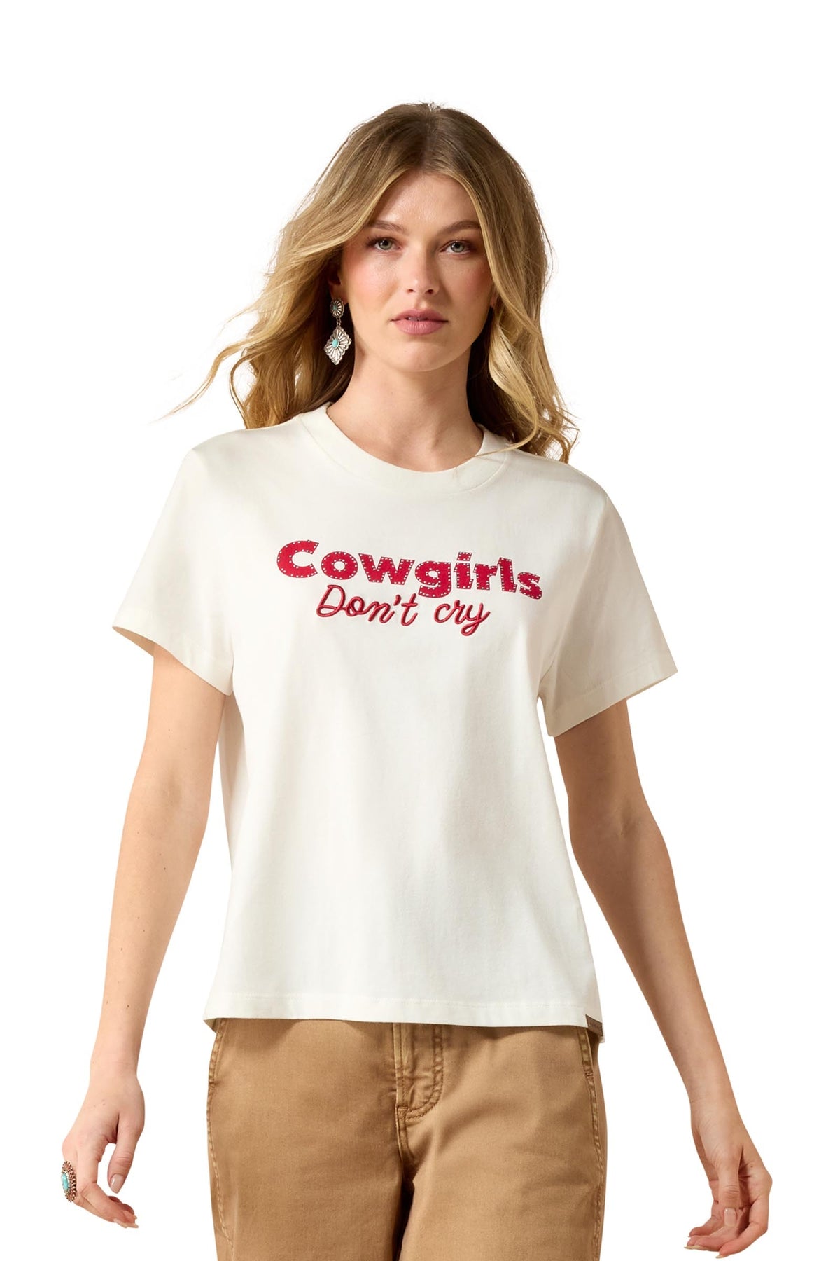 Ariat Mujer Camiseta Cowgirls Don't Cry Ropa Mujer