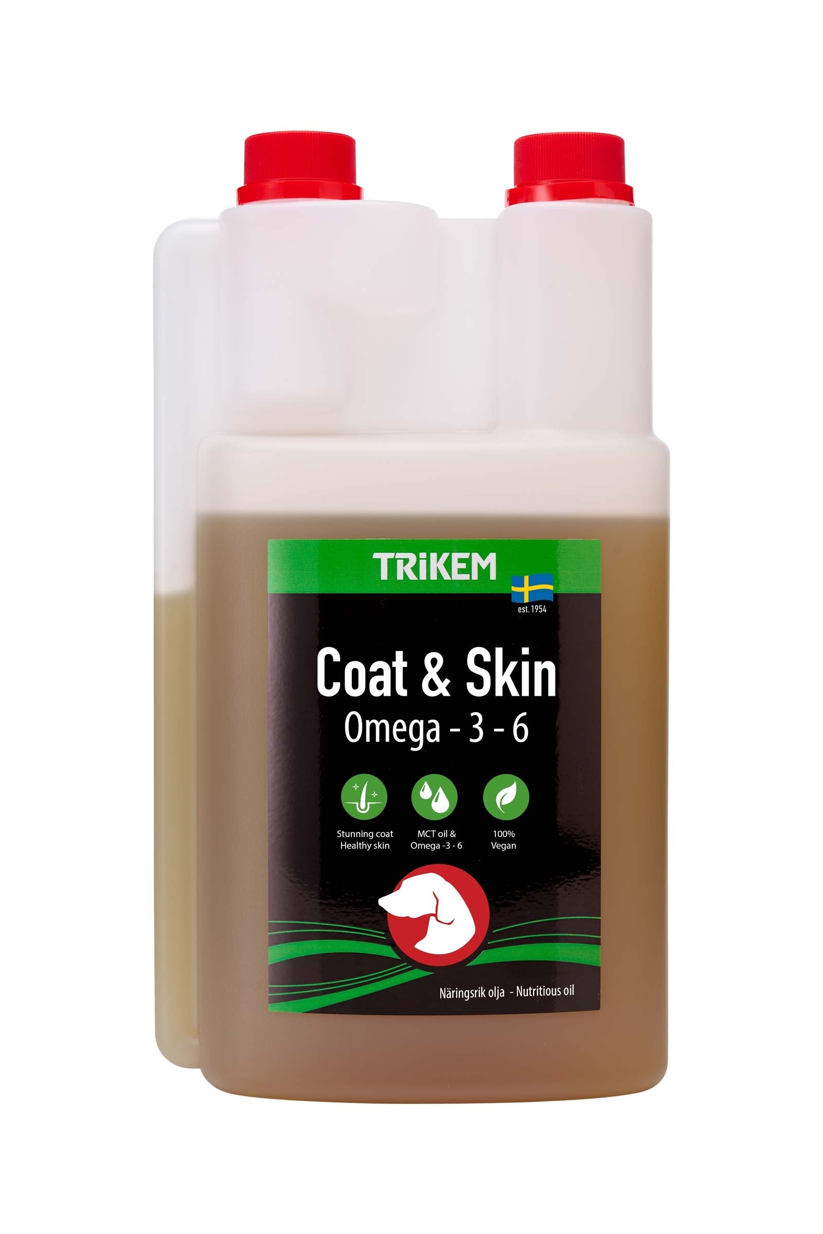 Trikem Coat & Skin aceite aditivo alimenticio para perros, 500 ml Perro
