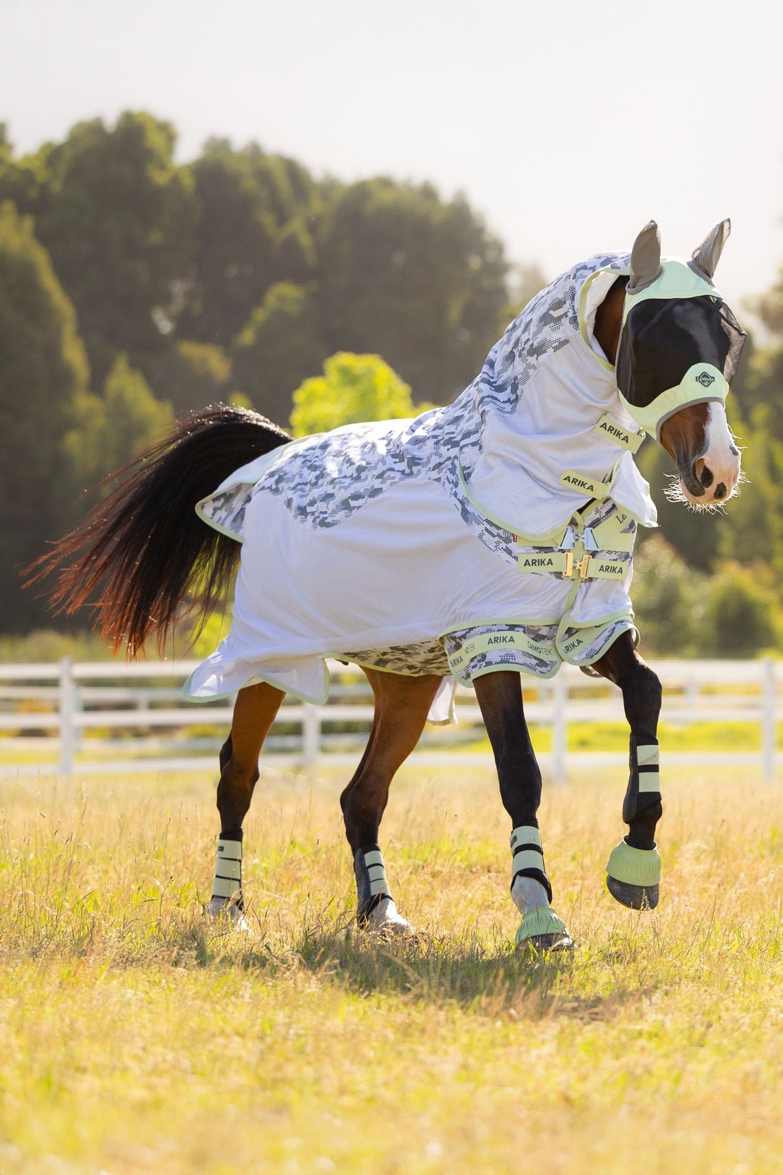 LeMieux Arika Camo-Tek manta antimoscas Mantas Caballo