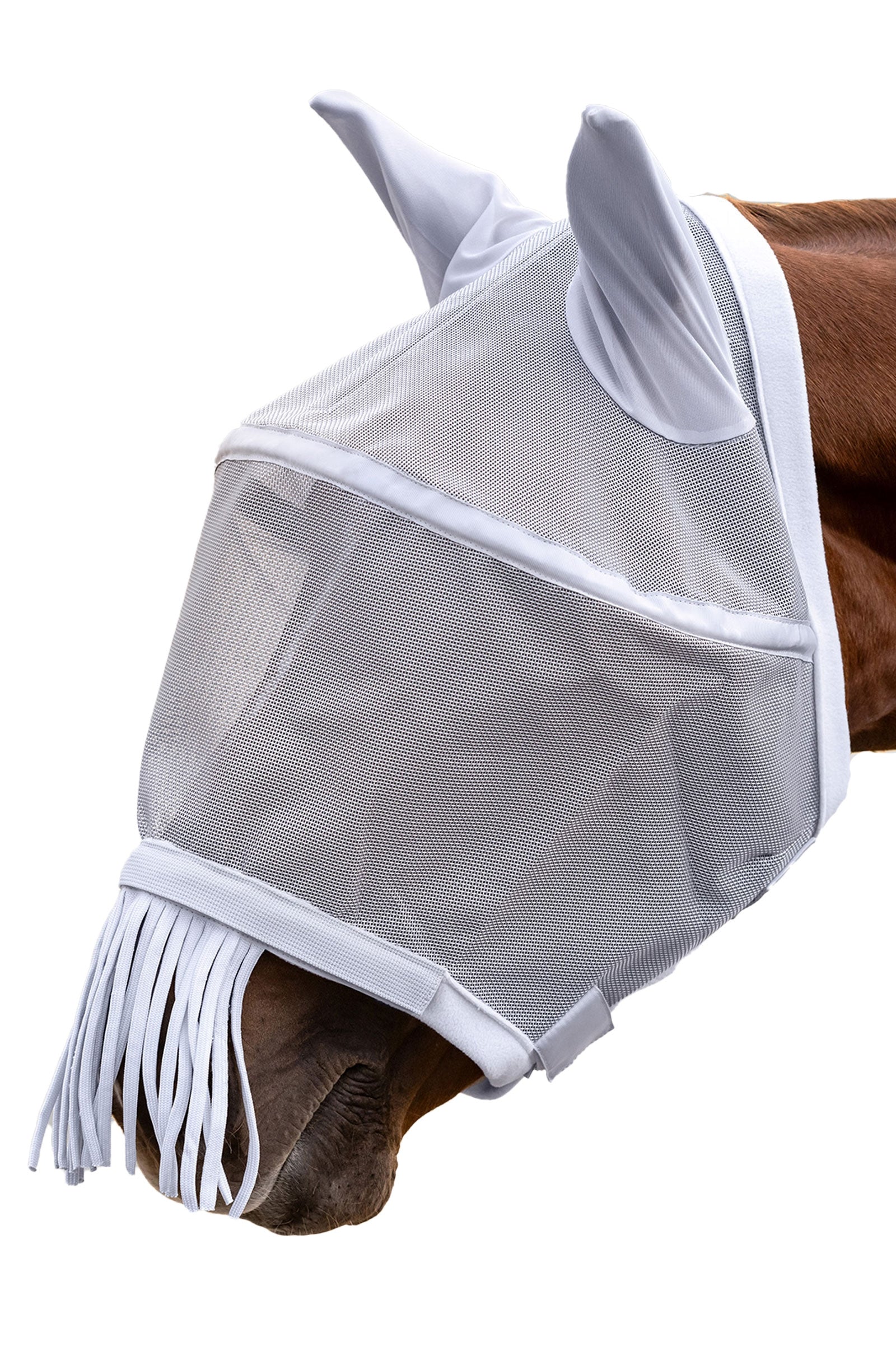 Waldhausen Space Premium mascarilla antimoscas con protección de orejas y nariz Protección Antimoscas para Caballos