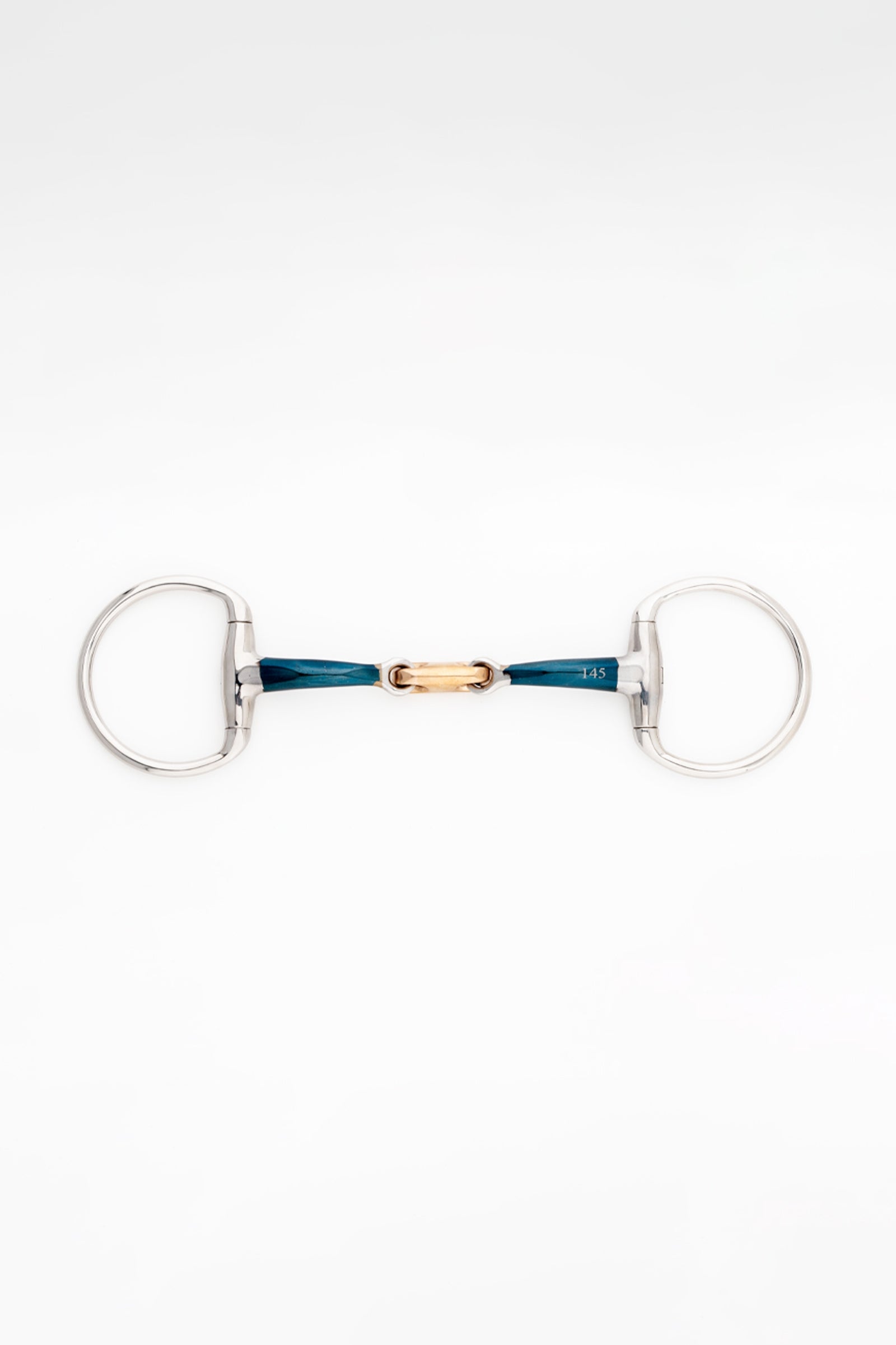 Kavalkade bocado oliva ergonómico, doble articulación, 14 mm Filetes y Bocados