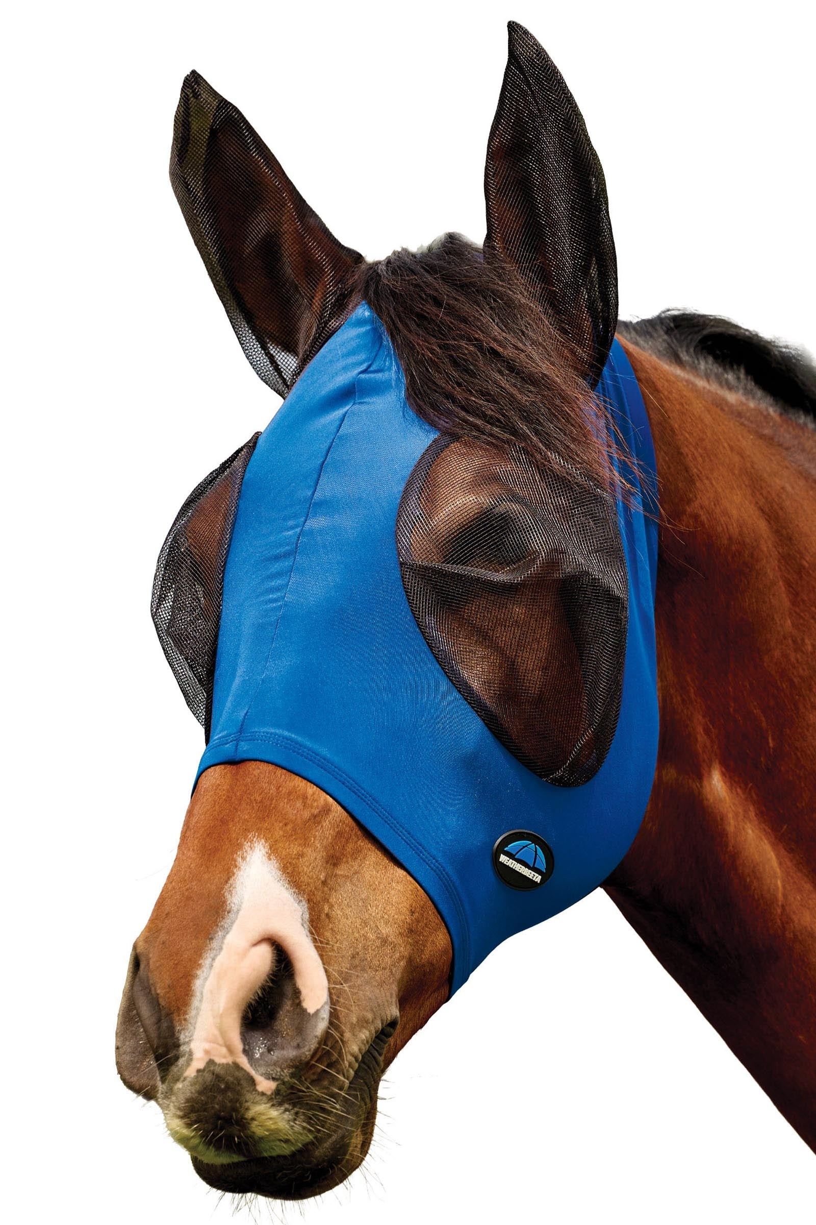 Weatherbeeta Comfitec Deluxe Stretch Máscara antimoscas con orejas Protección Antimoscas para Caballos