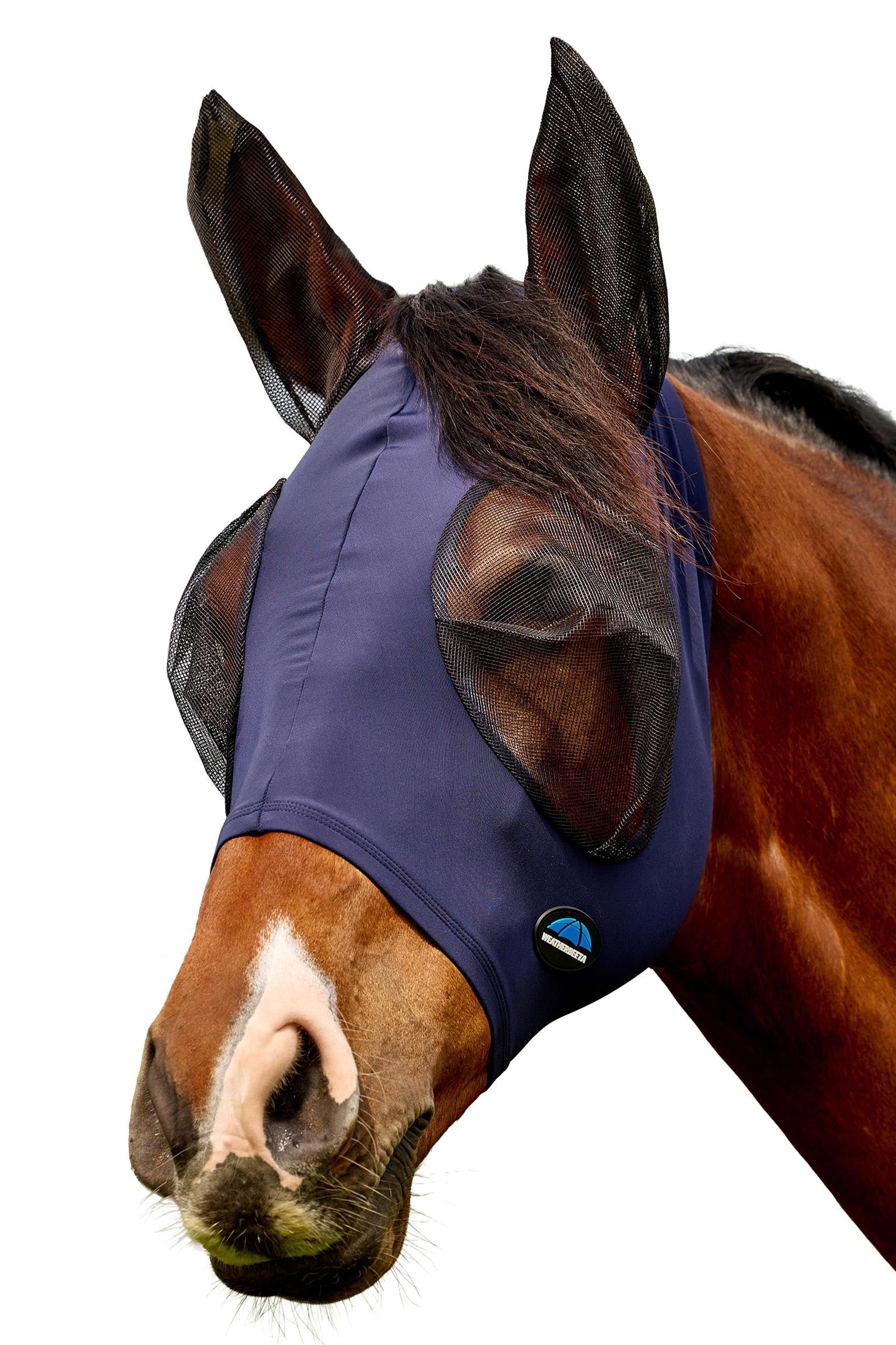 Weatherbeeta Comfitec Deluxe Stretch Máscara antimoscas con orejas Protección Antimoscas para Caballos