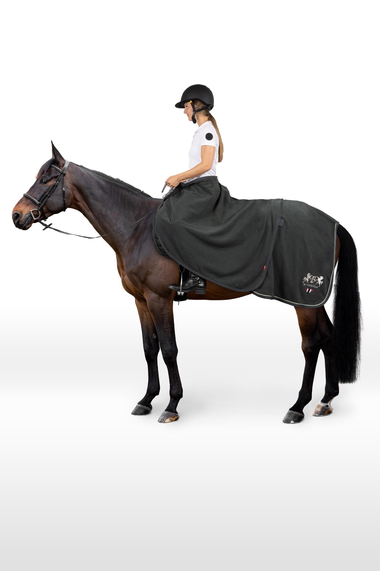Manta Para Caballo Exterior HORZE Glasgow - Impermeable, Transpirable, 350 G, Ajuste Seguro