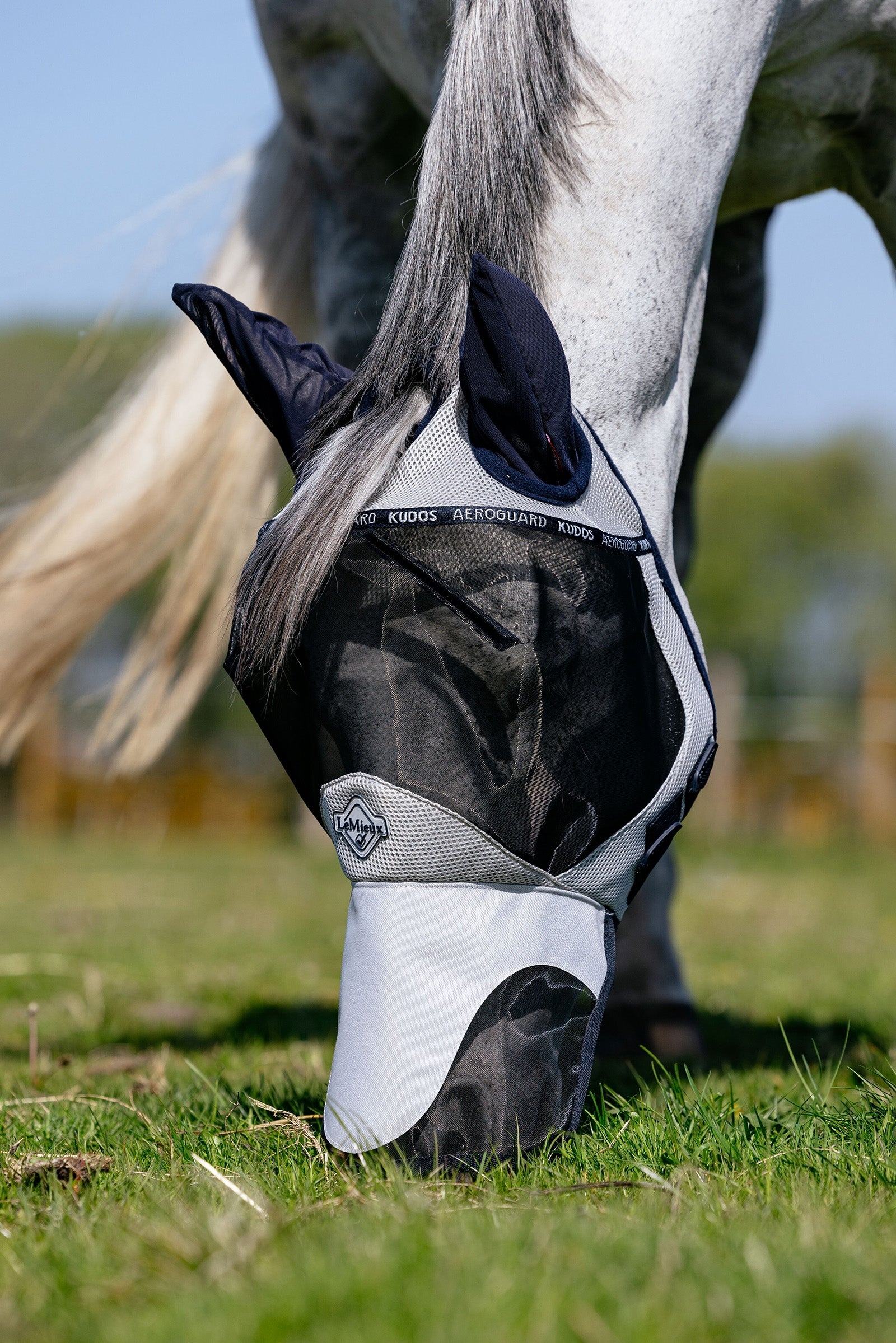 LeMieux Kudos AeroGuard Full Fly Mask Antifly Protection for Horses