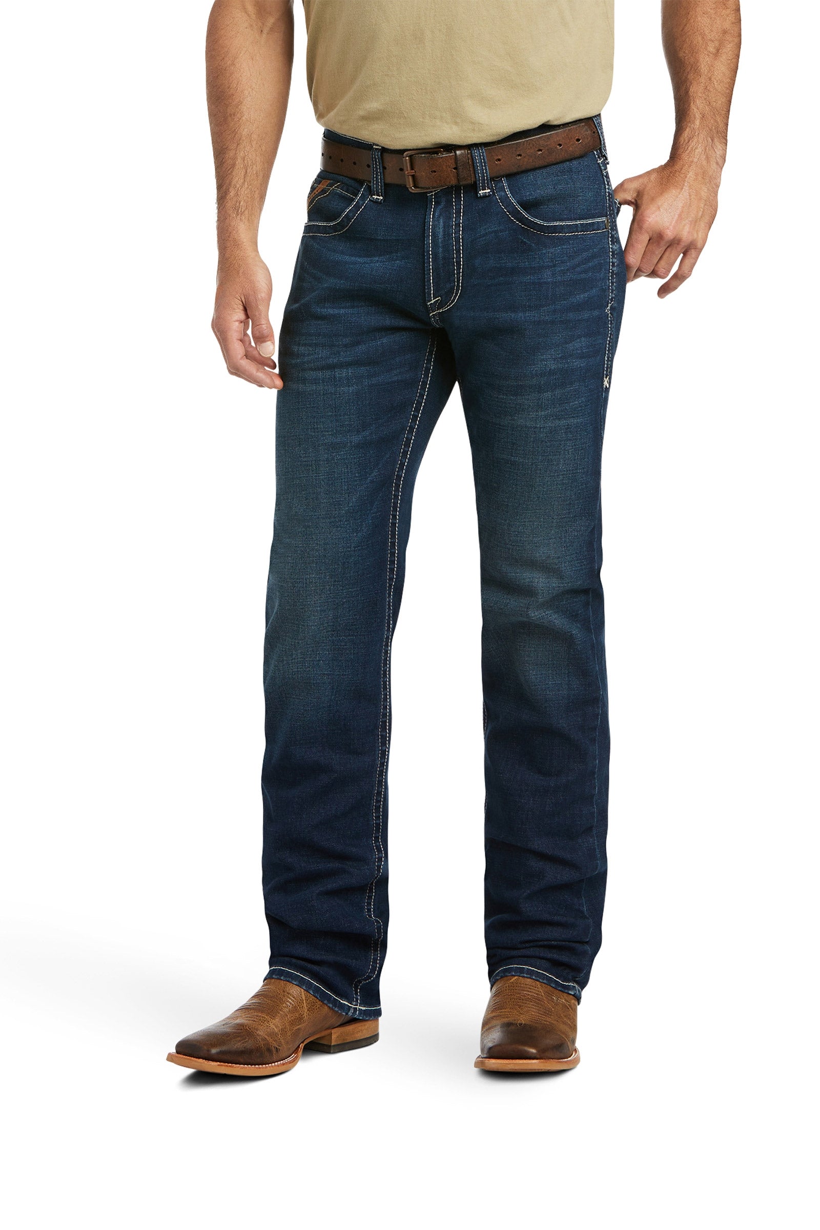 Ariat M5 Straight Stretch Remming Stackable Straight Leg Jeans Ropa Hombres